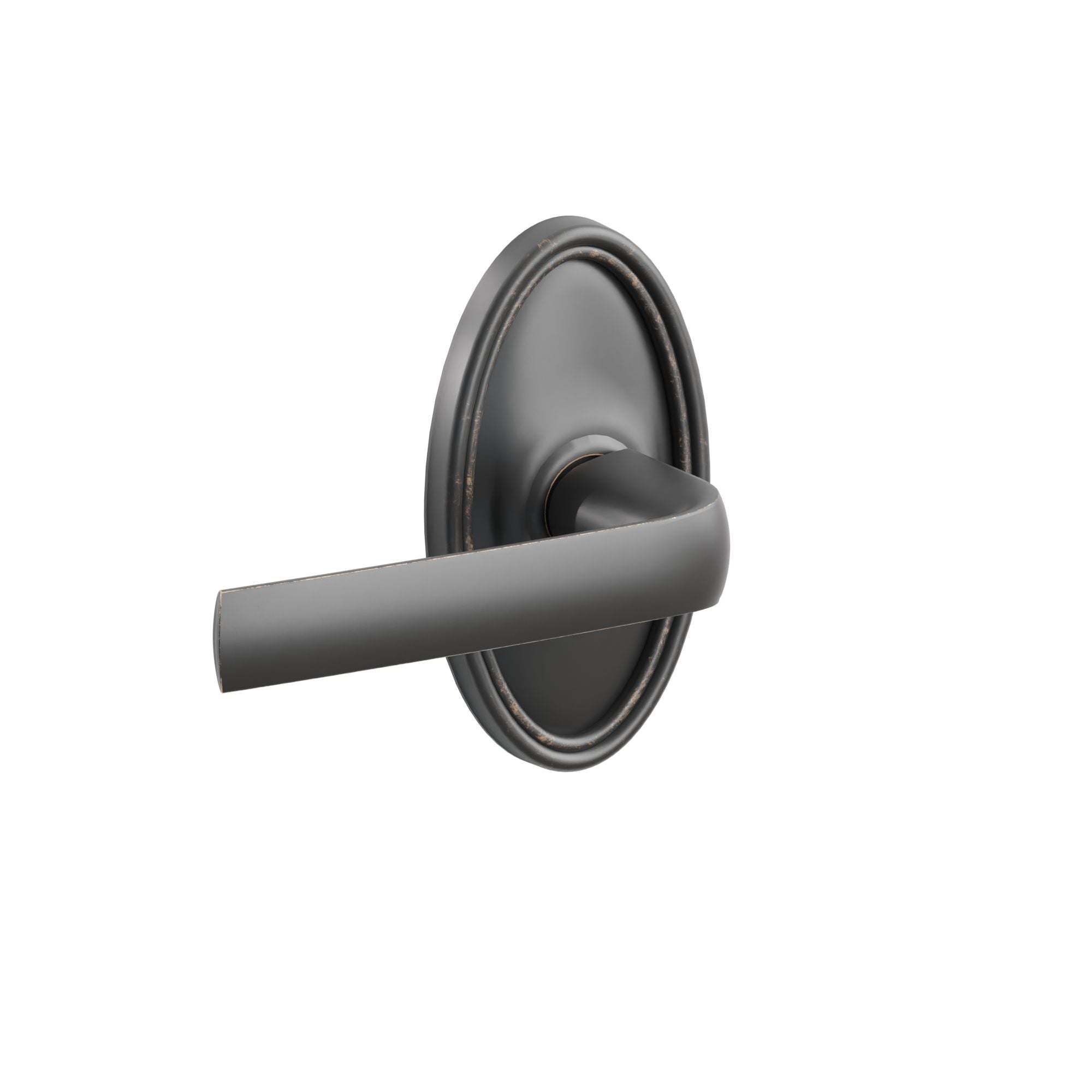 Emtek Concealed Fastener Spencer Lever Set With Oval Rosette