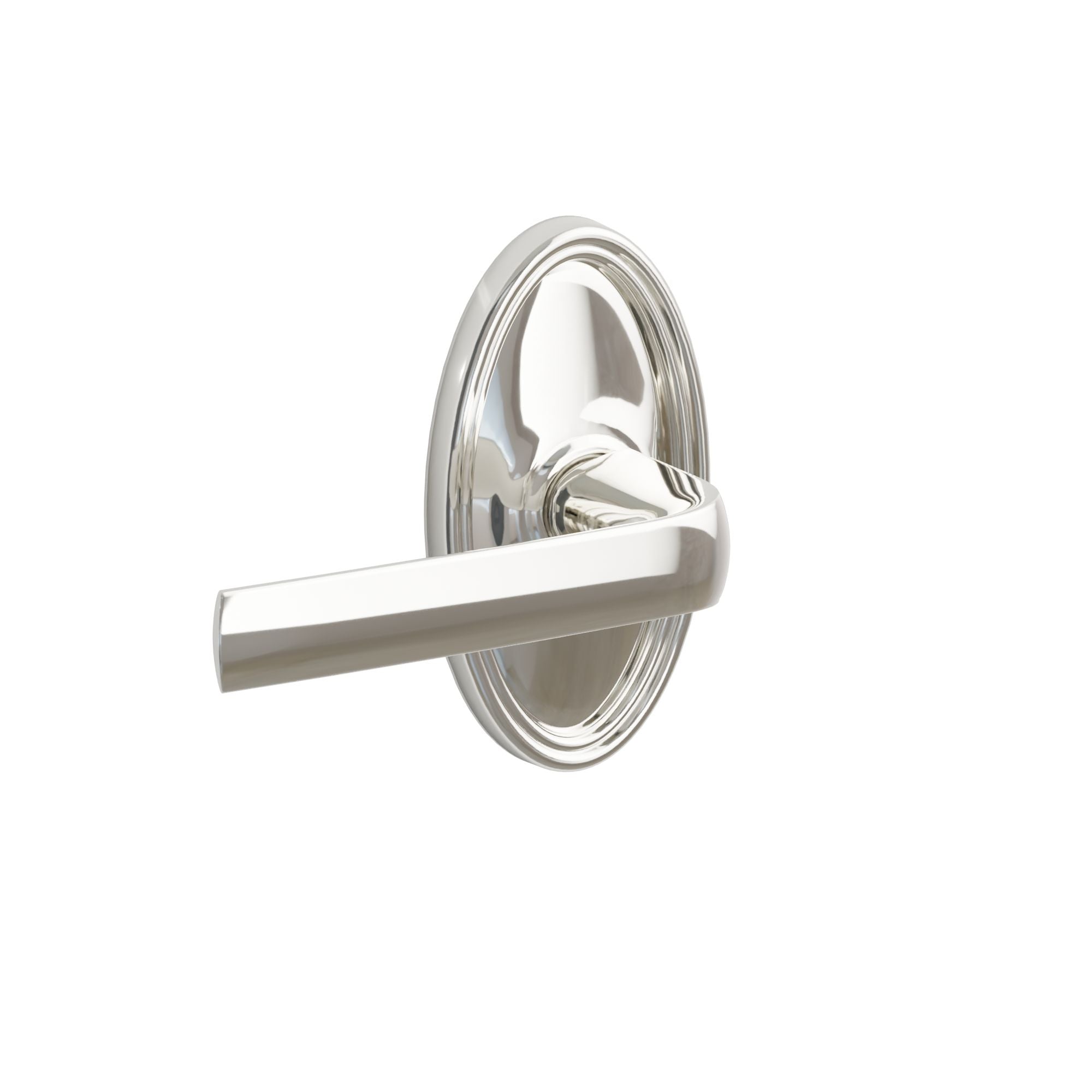 Emtek Concealed Fastener Spencer Lever Set With Oval Rosette