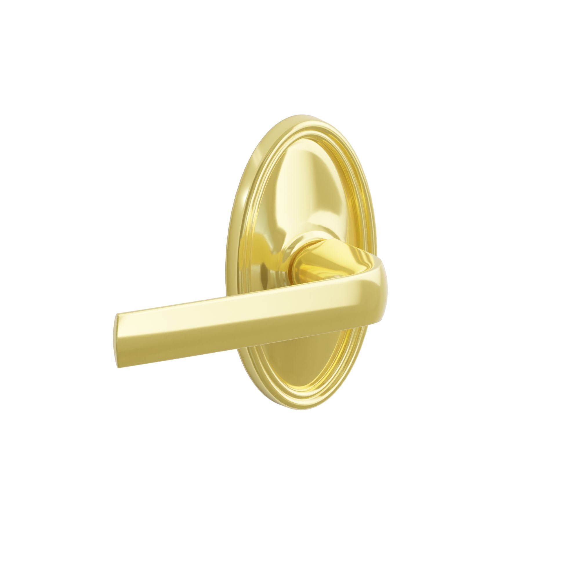 Emtek Concealed Fastener Spencer Lever Set With Oval Rosette