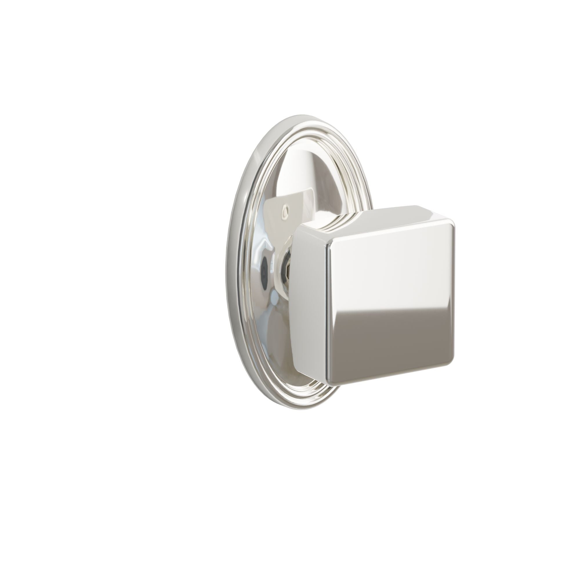 Emtek Square Knob Set with Oval Rosette