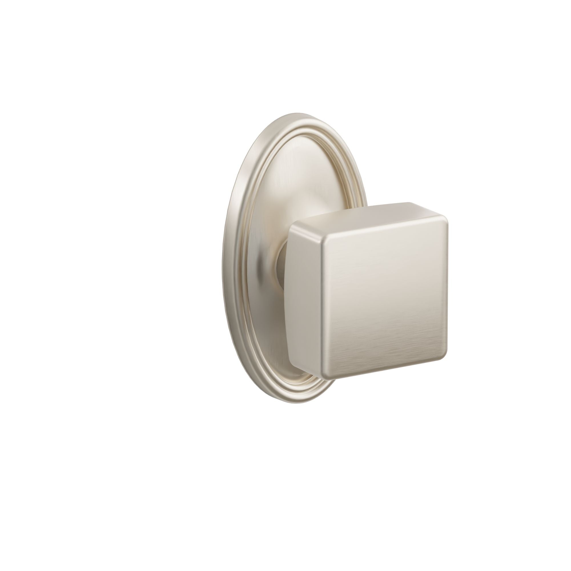 Emtek Concealed Fastener Square Knob Set With Oval Rosette