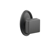 Emtek Concealed Fastener Square Knob Set With Oval Rosette