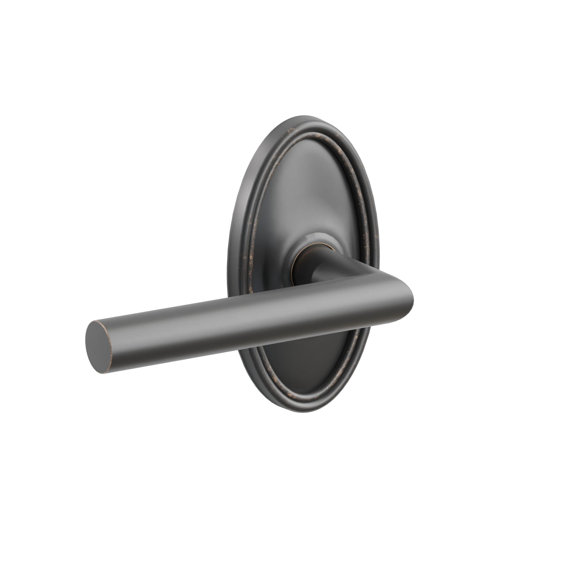 Emtek Concealed Fastener Stuttgart Lever Set With Oval Rosette