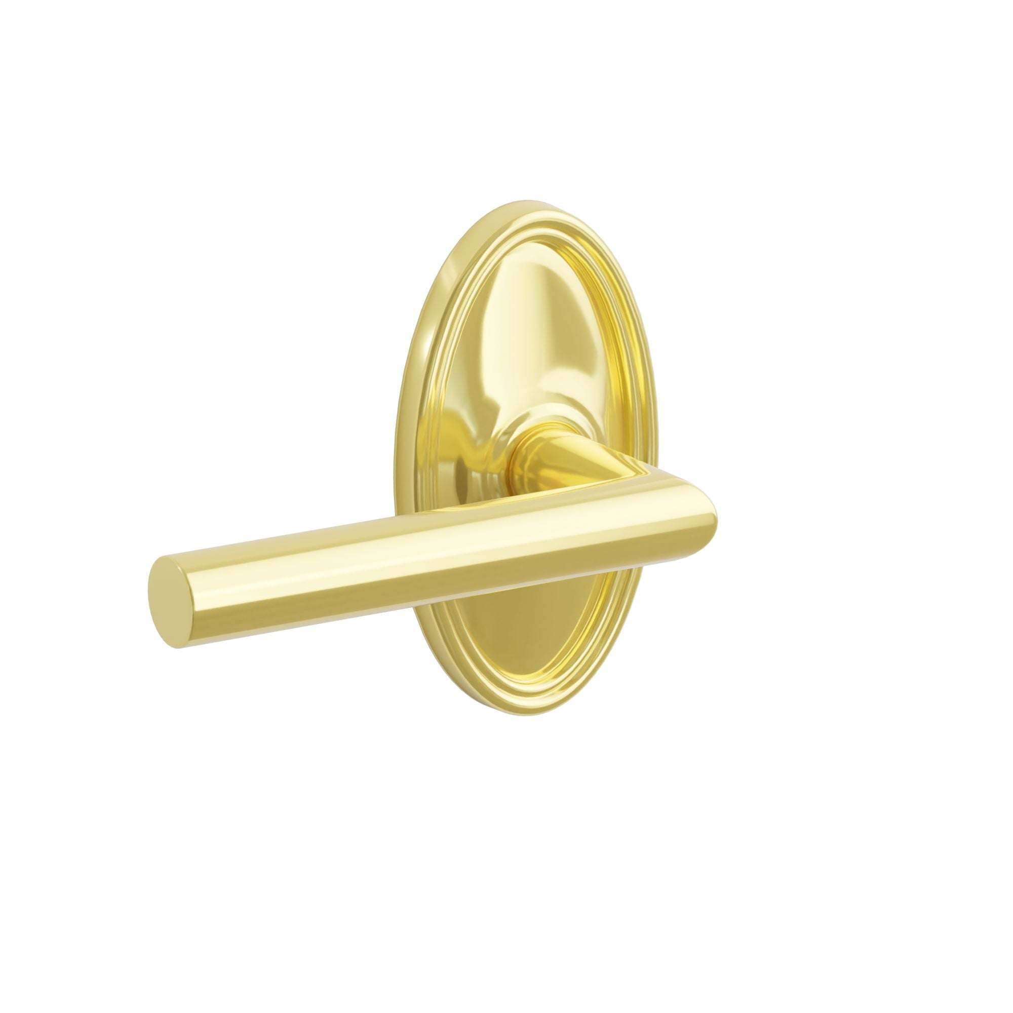 Emtek Concealed Fastener Stuttgart Lever Set With Oval Rosette