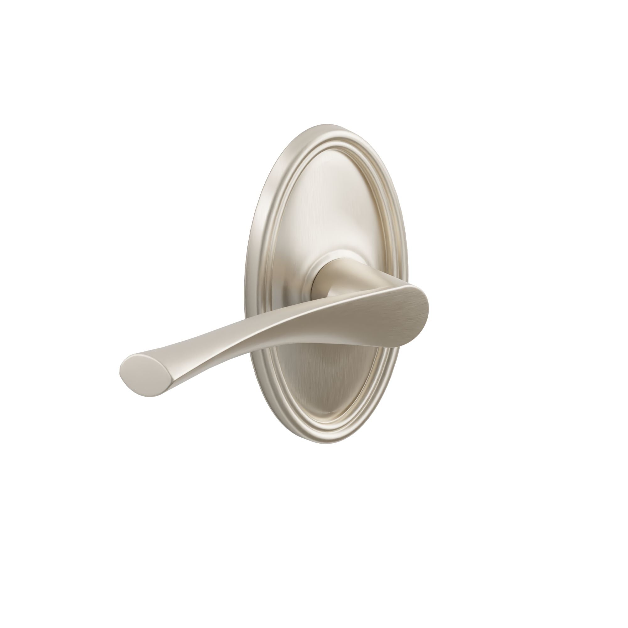 Emtek Concealed Fastener Triton Lever Set With Oval Rosette