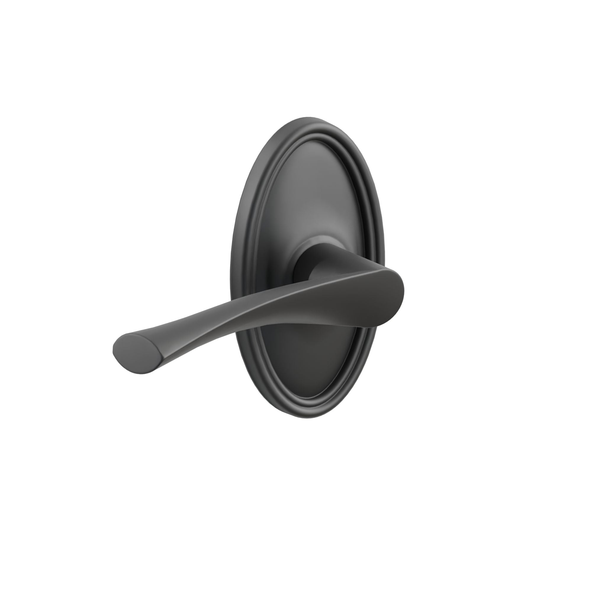 Emtek Concealed Fastener Triton Lever Set With Oval Rosette