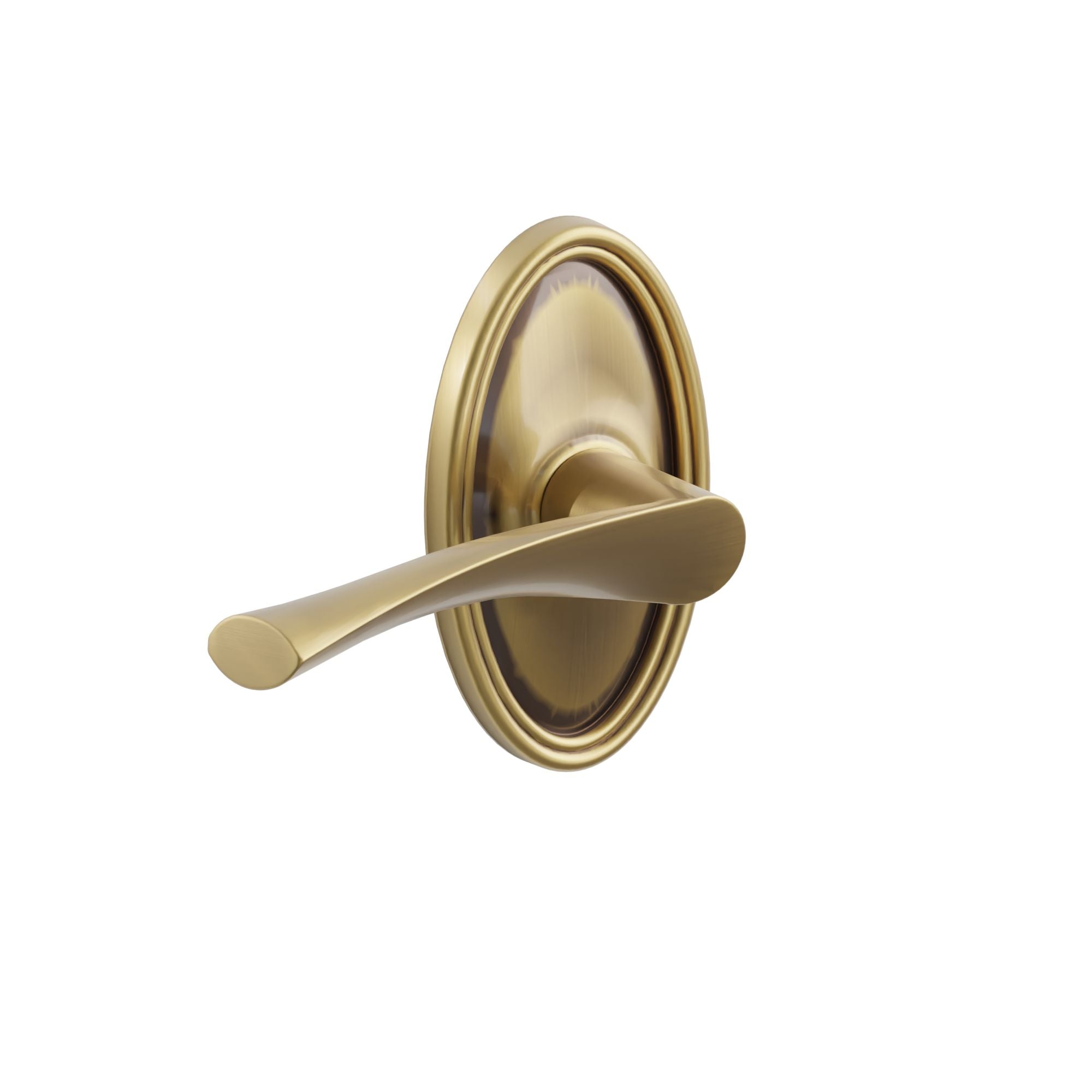 Emtek Stuttgart Lever Set with Oval Rosette