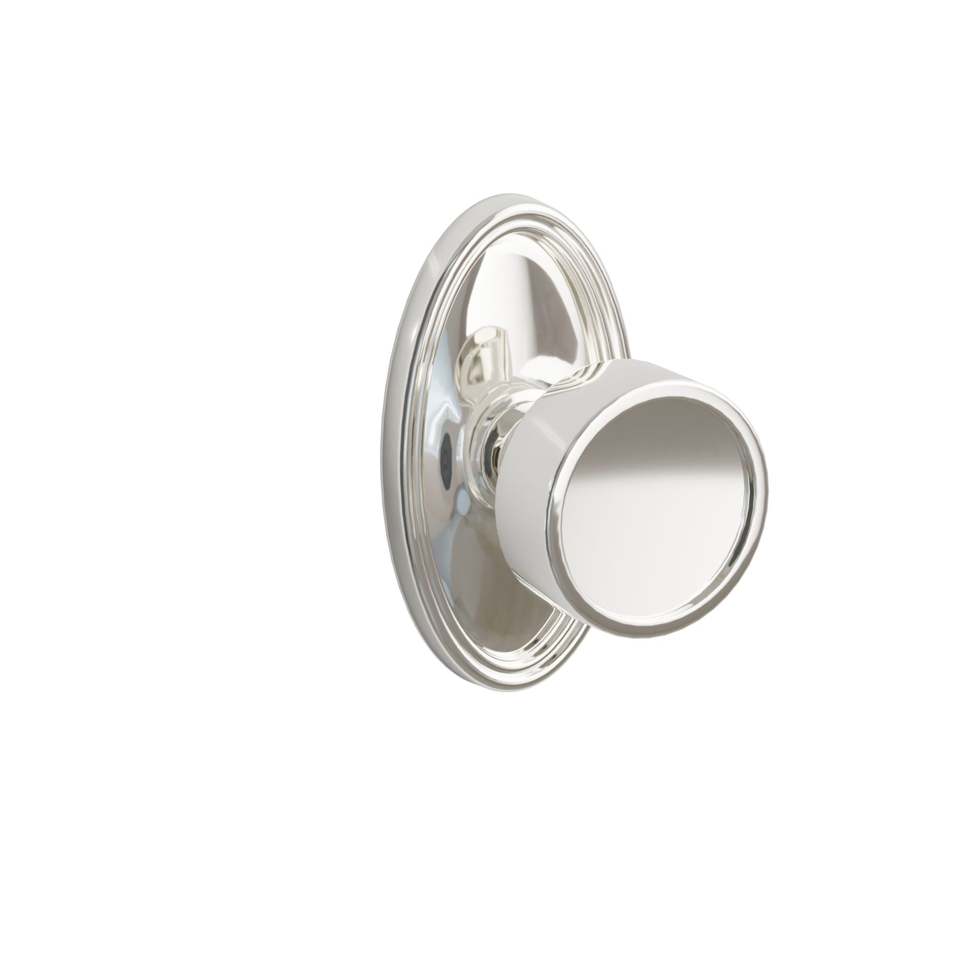 Emtek Concealed Fastener Verve Knob Set With Oval Rosette