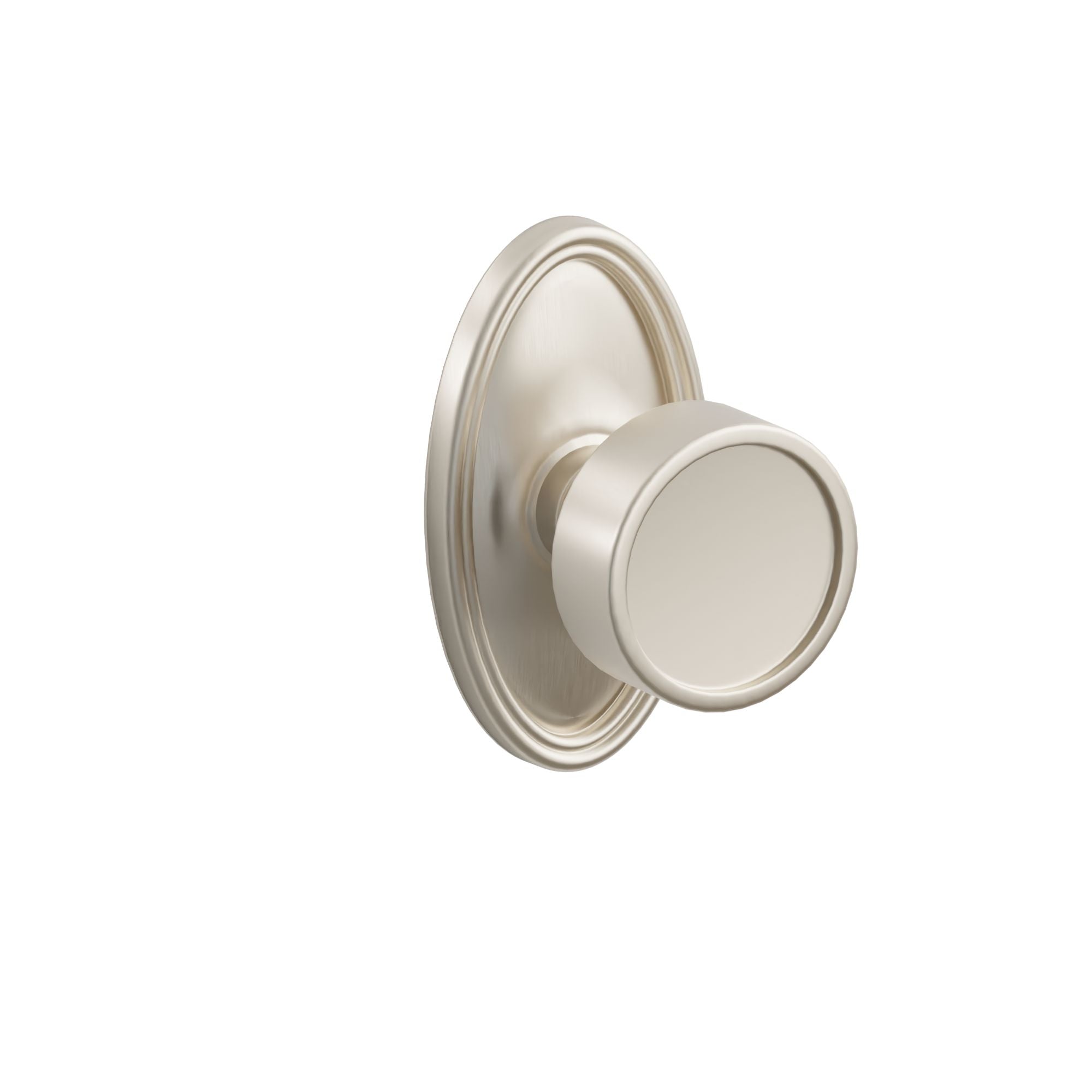 Emtek Concealed Fastener Verve Knob Set With Oval Rosette