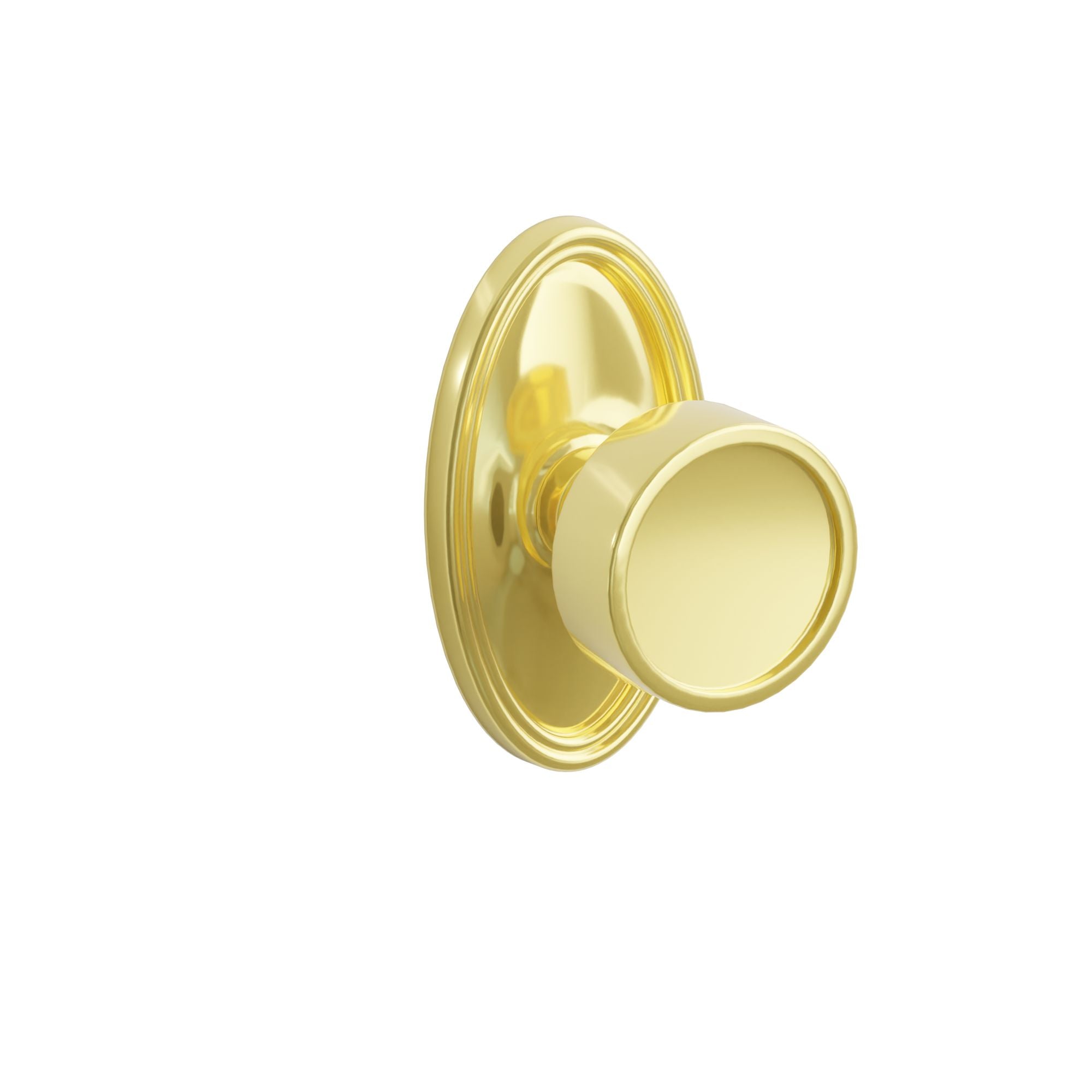 Emtek Concealed Fastener Verve Knob Set With Oval Rosette