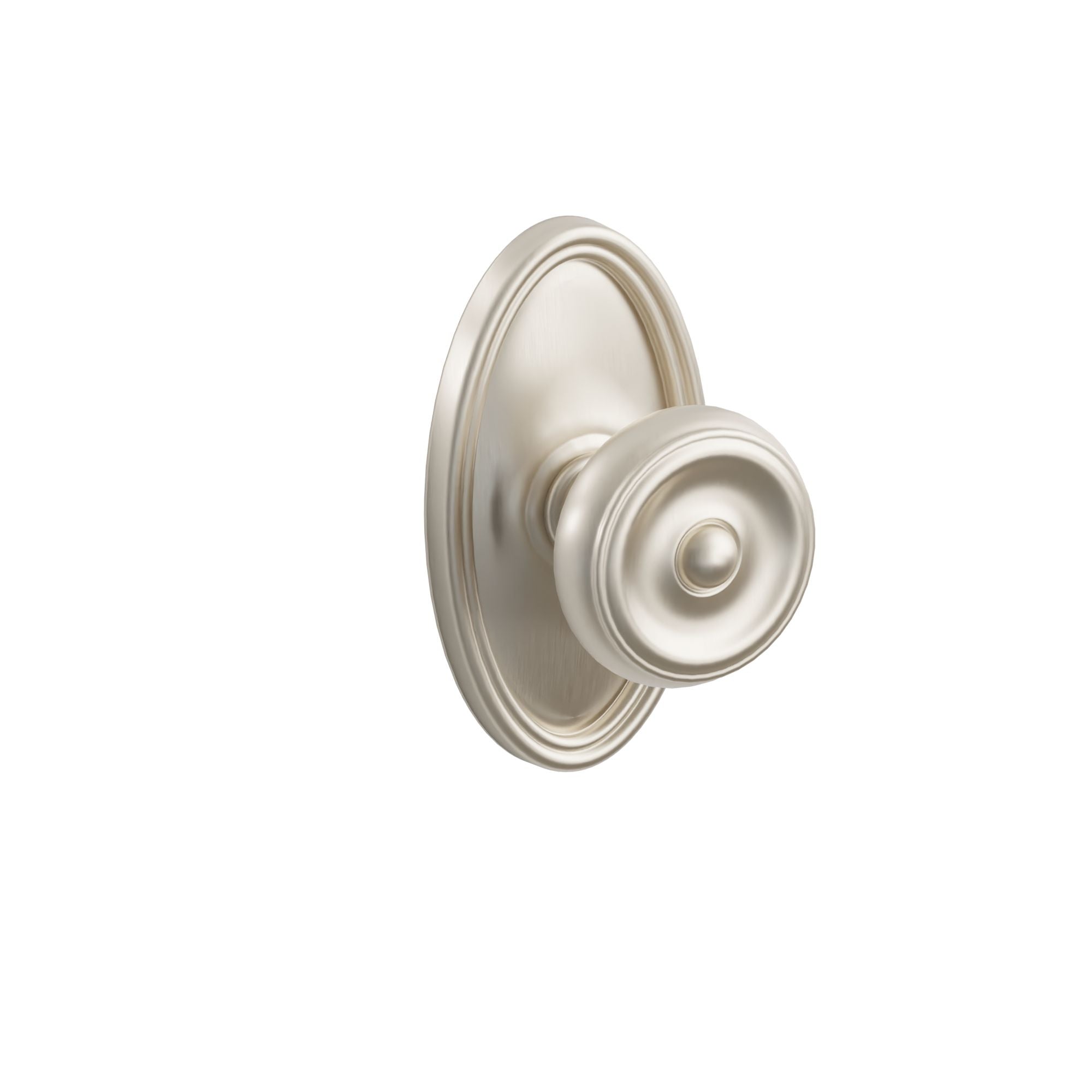 Emtek Concealed Fastener Waverly Knob Set With Oval Rosette