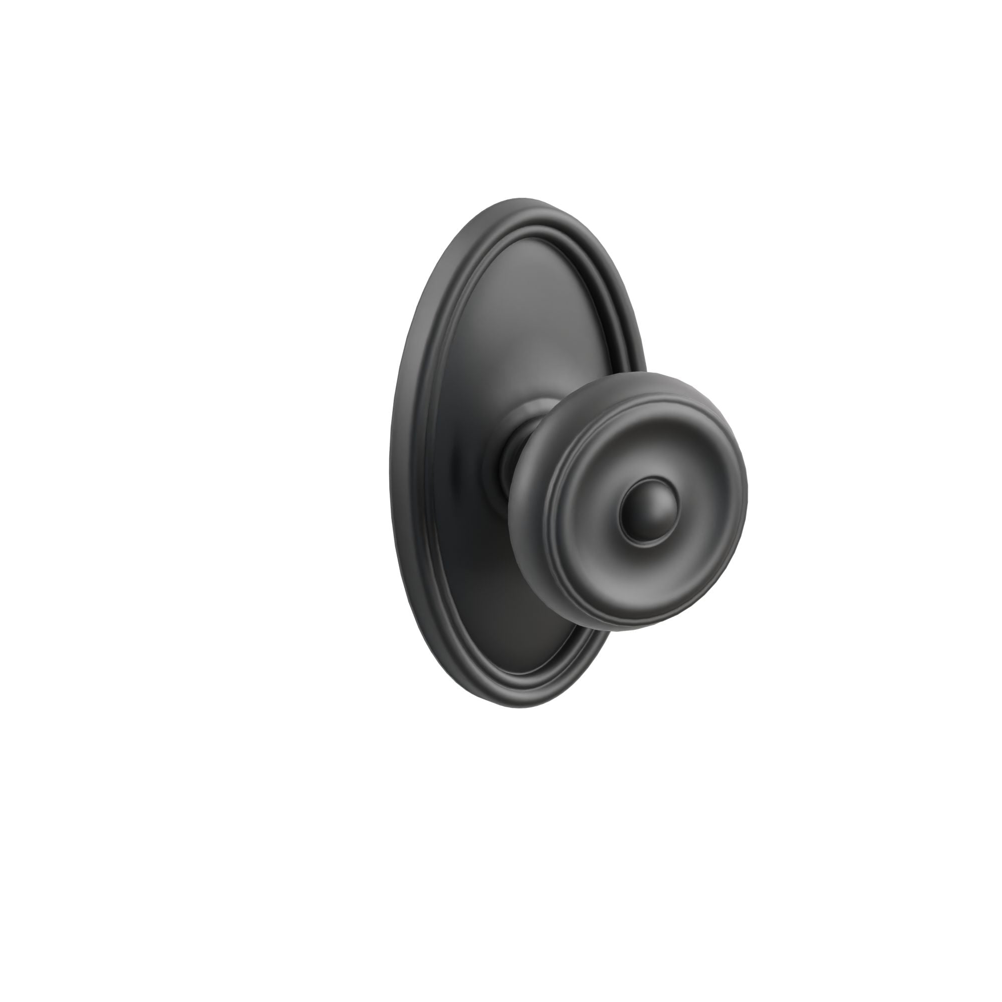Emtek Concealed Fastener Waverly Knob Set With Oval Rosette