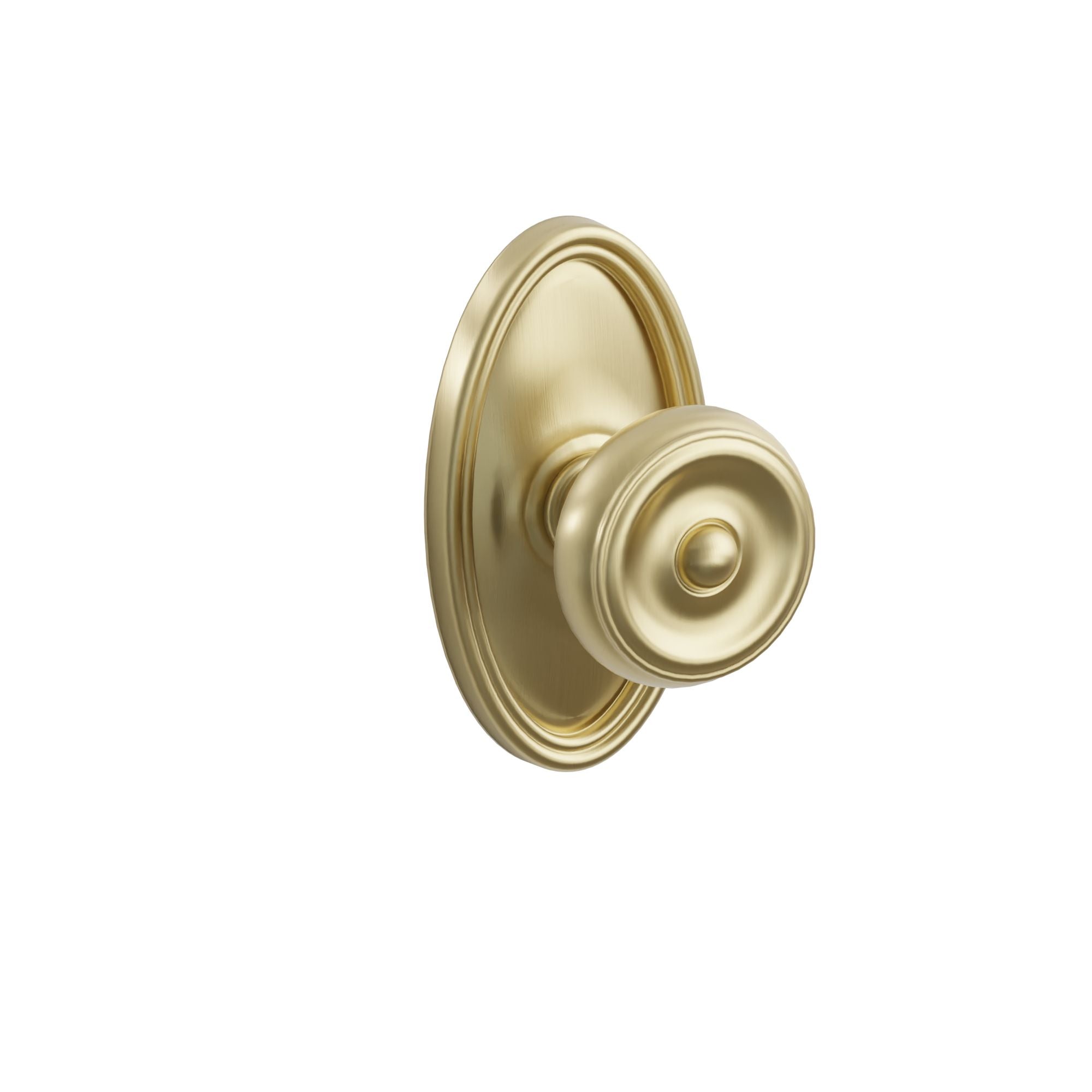 Emtek Concealed Fastener Waverly Knob Set With Oval Rosette