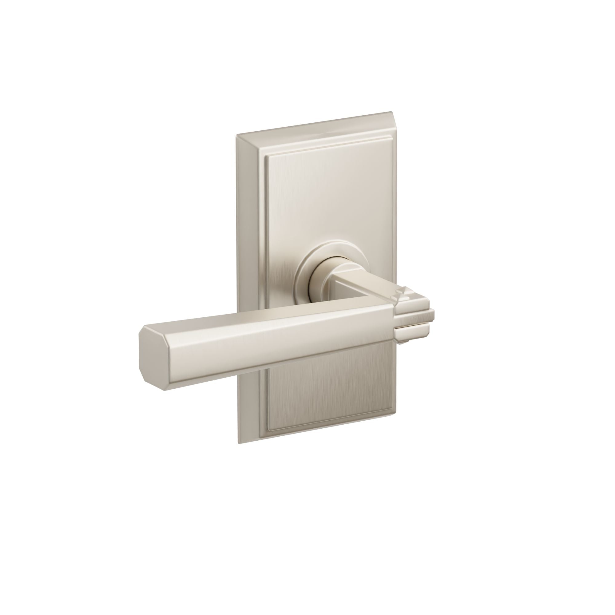 Emtek Concealed Fastener Arts & Crafts Lever Set With Rectangular Rosette