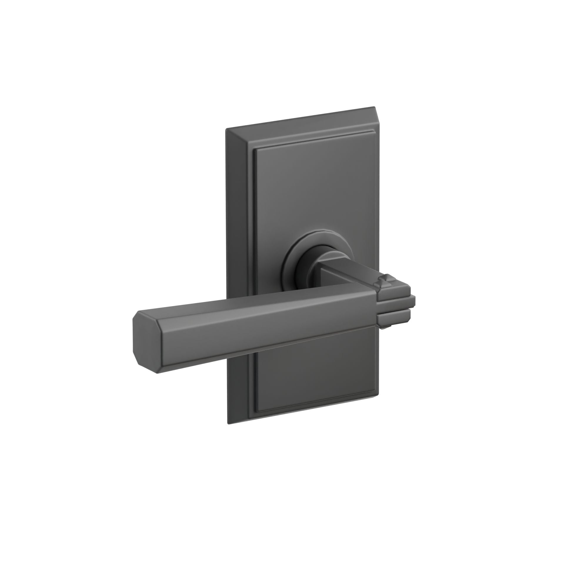 Emtek Concealed Fastener Arts & Crafts Lever Set With Rectangular Rosette