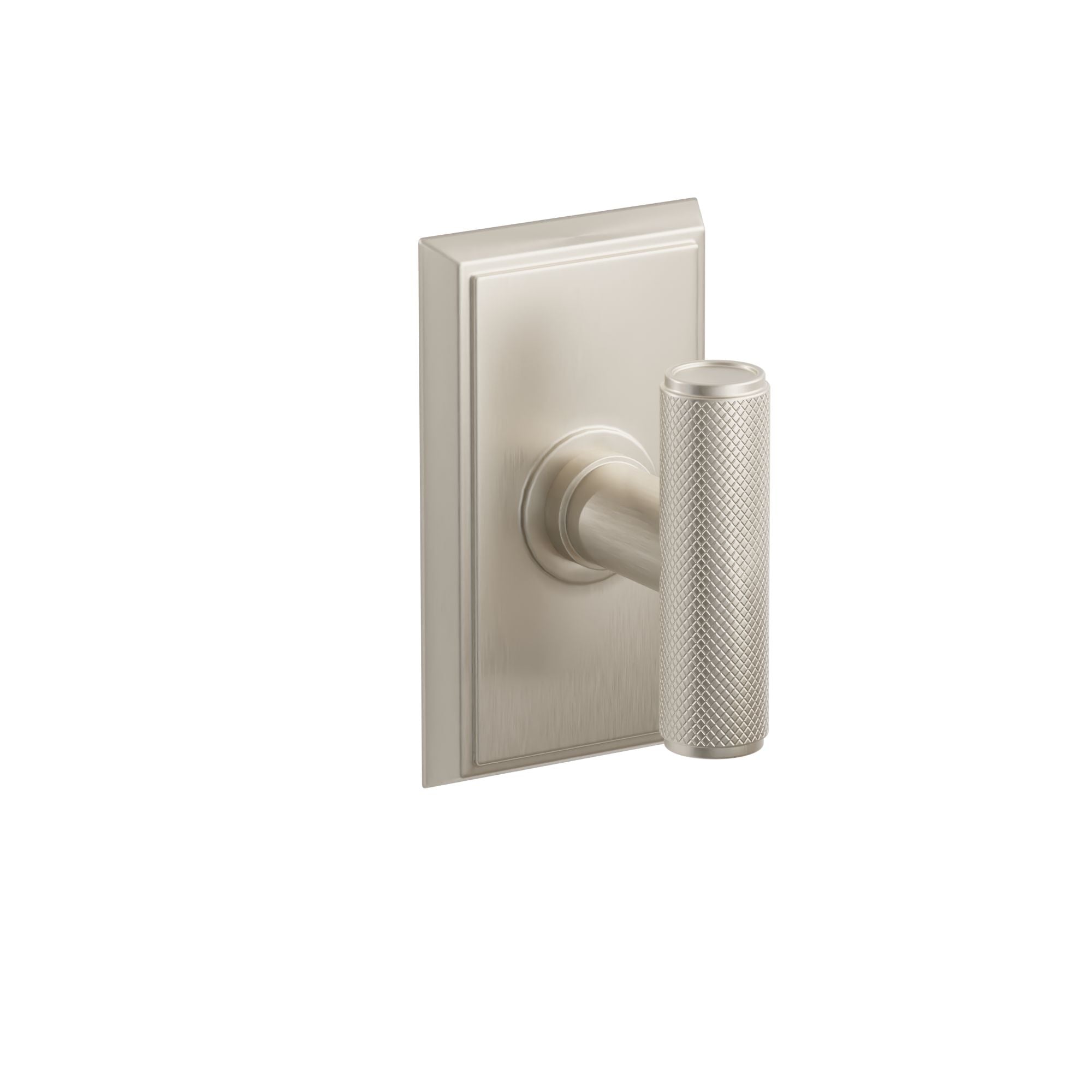 Emtek Ace Knurled Knob Set with Rectangular Rosette