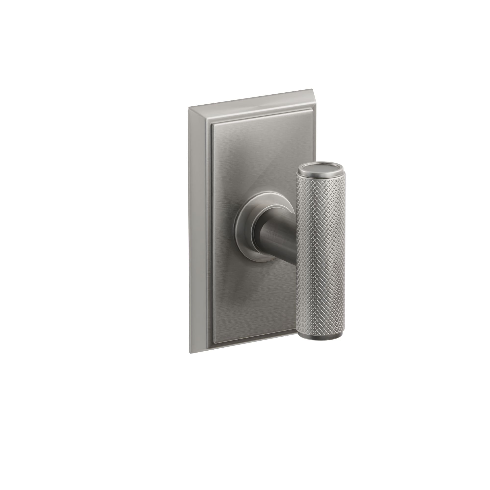 Emtek Ace Knurled Knob Set with Rectangular Rosette