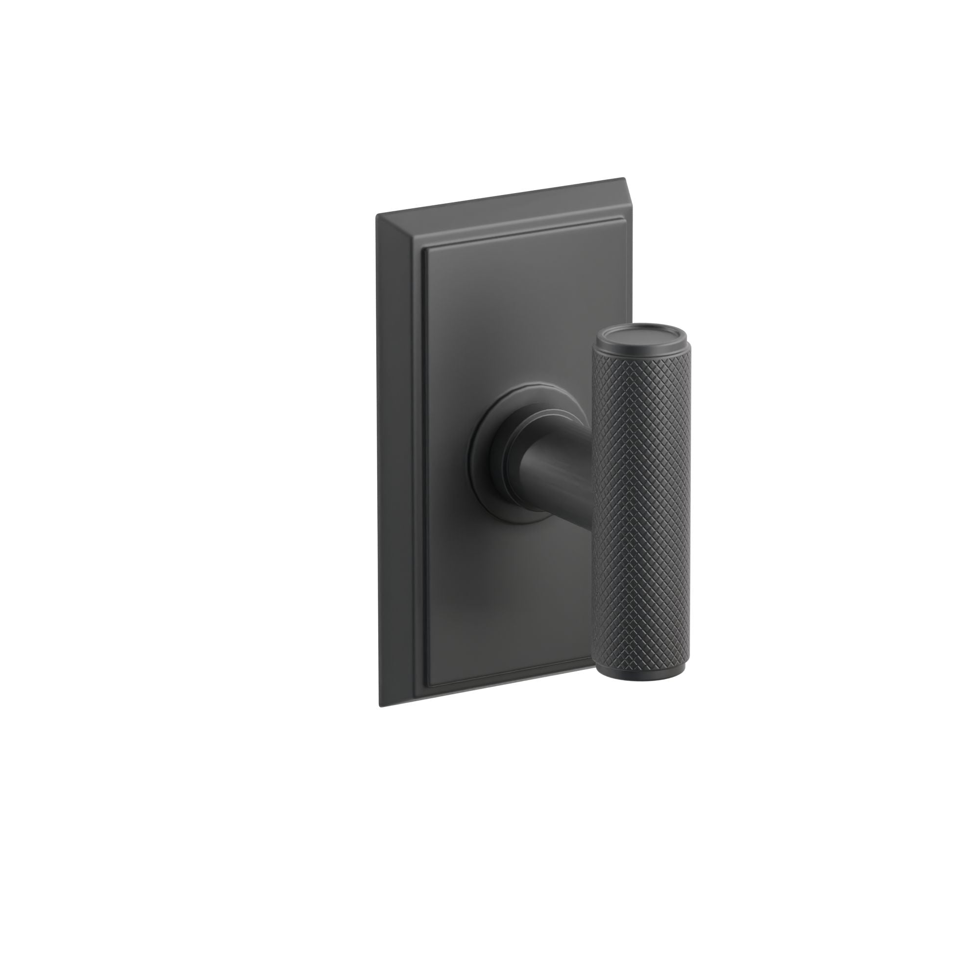 Emtek Ace Knurled Knob Set with Rectangular Rosette