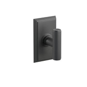 Emtek Concealed Fastener Ace Knurled Knob Set With Rectangular Rosette