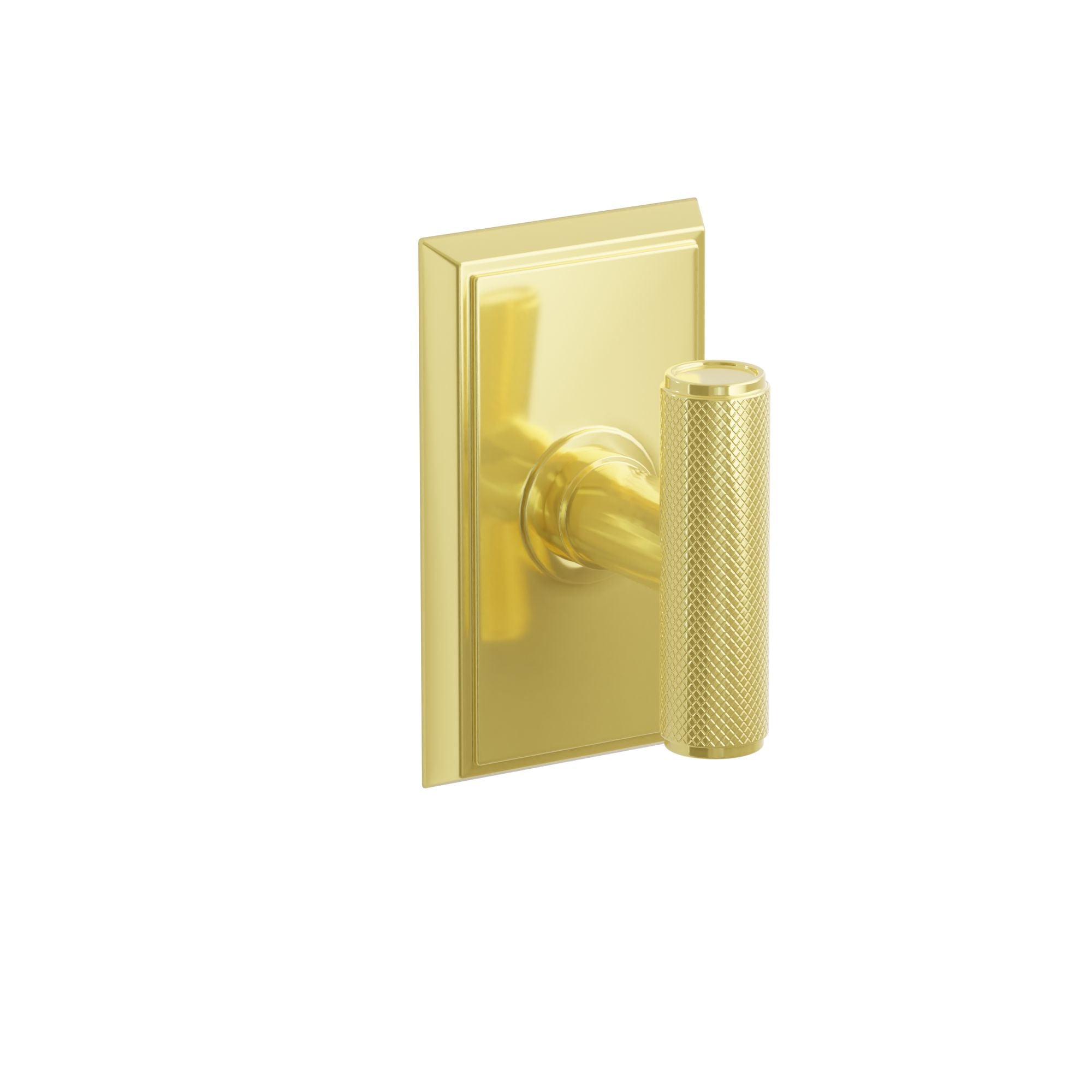 Emtek Ace Knurled Knob Set with Rectangular Rosette