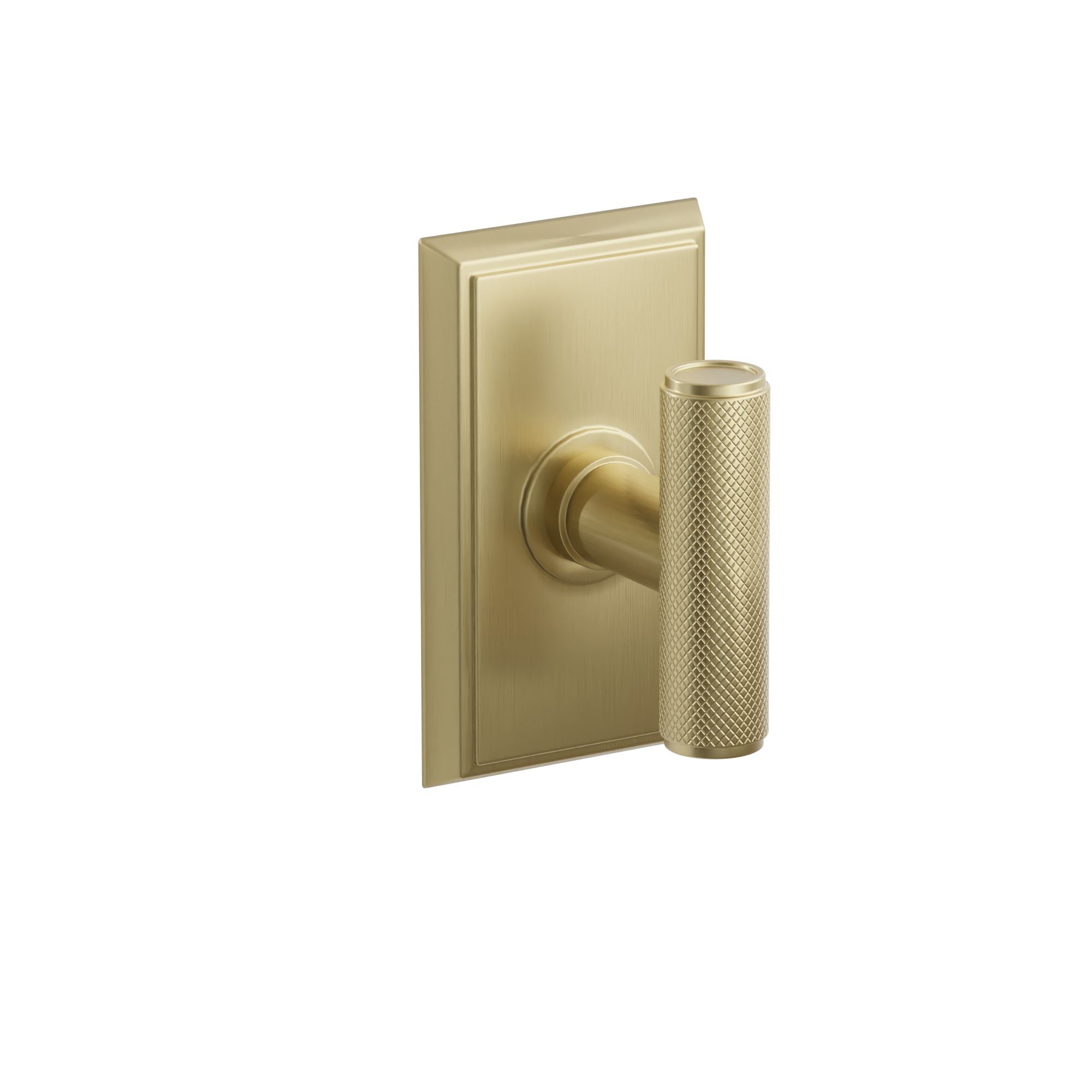 Emtek Ace Knurled Knob Set with Rectangular Rosette