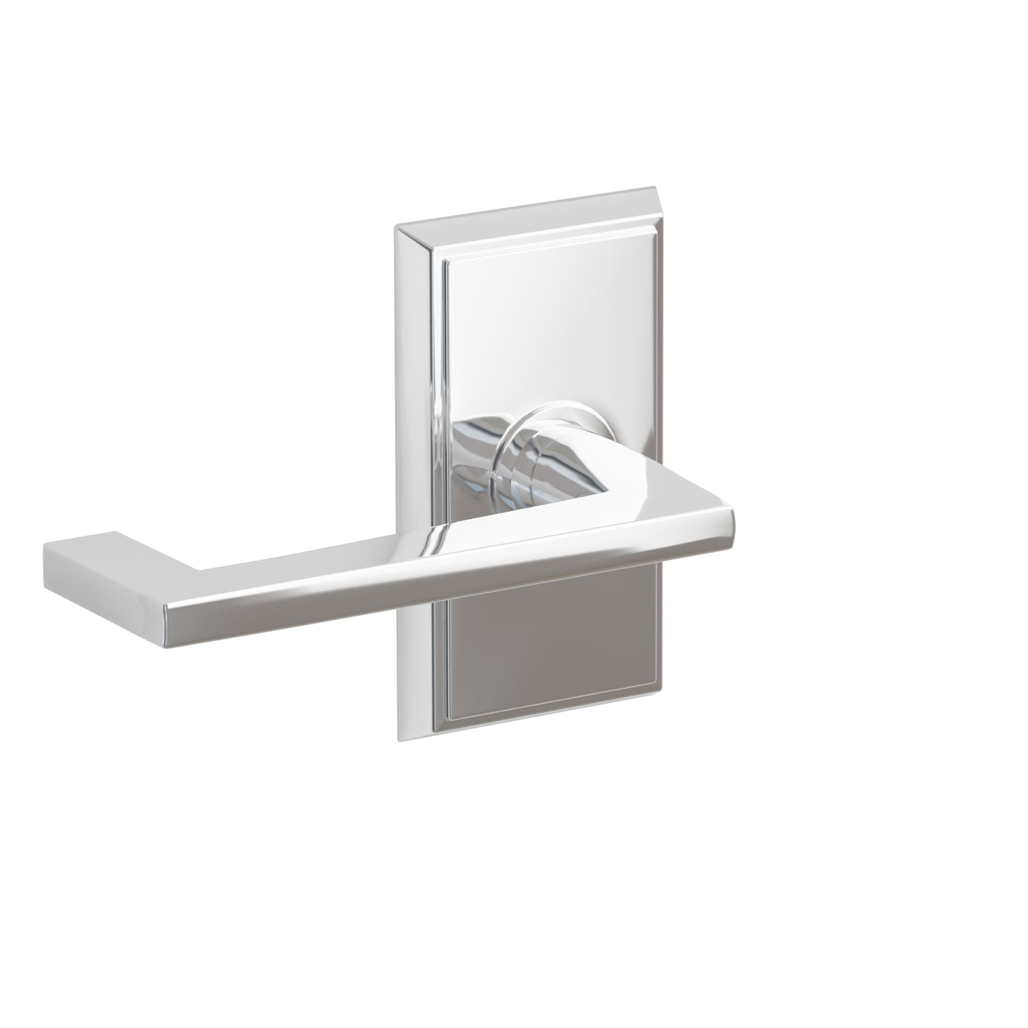 Emtek Concealed Fastener Argos Lever Set With Rectangular Rosette