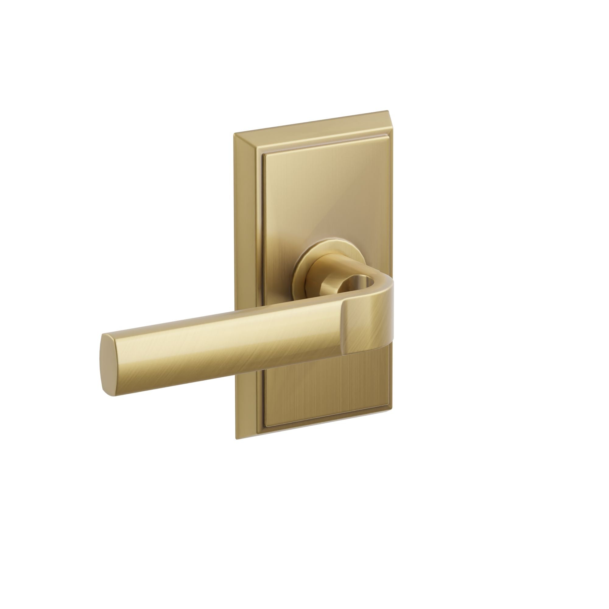 Emtek Aston Lever Set with Rectangular Rosette