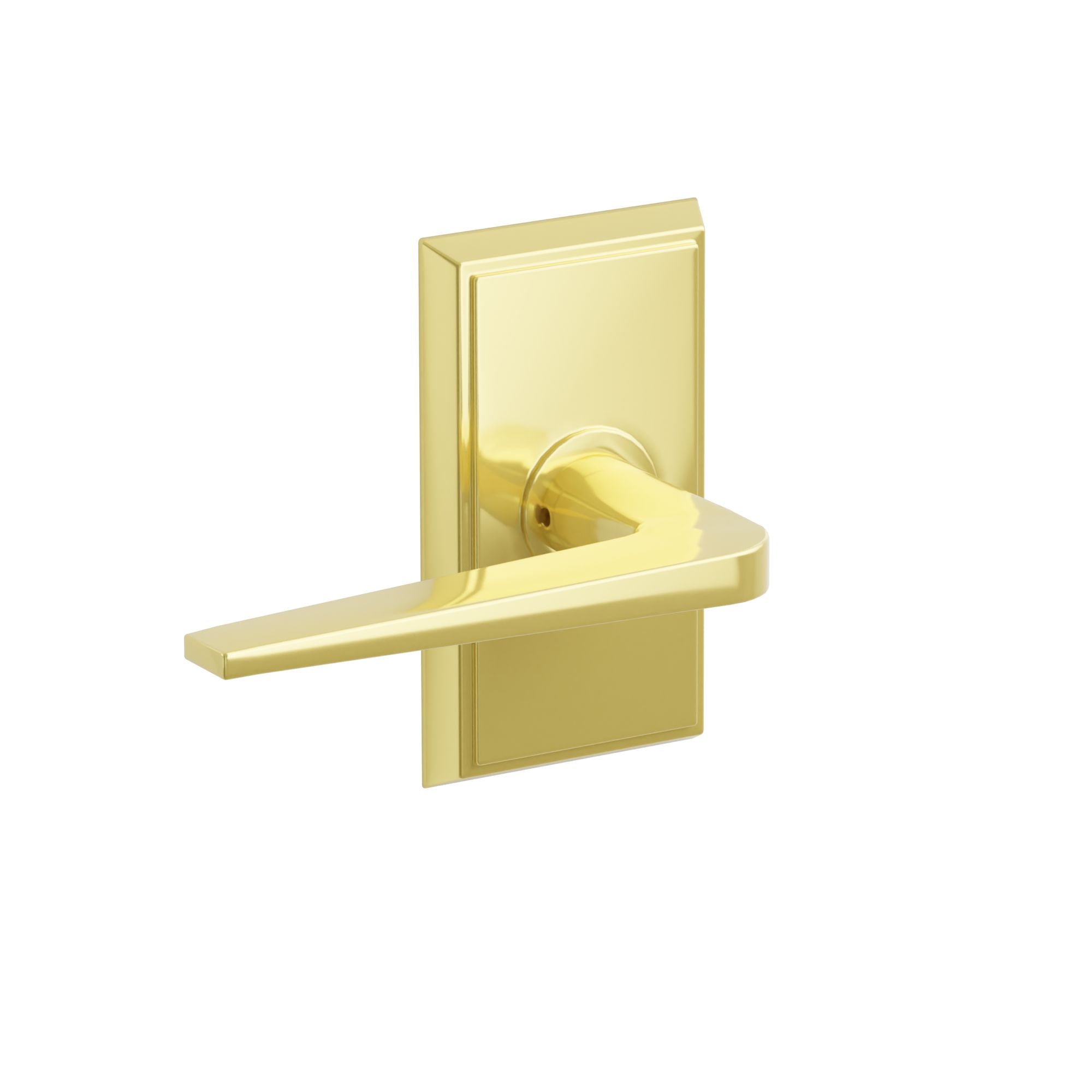 Emtek Aston Lever Set with Rectangular Rosette