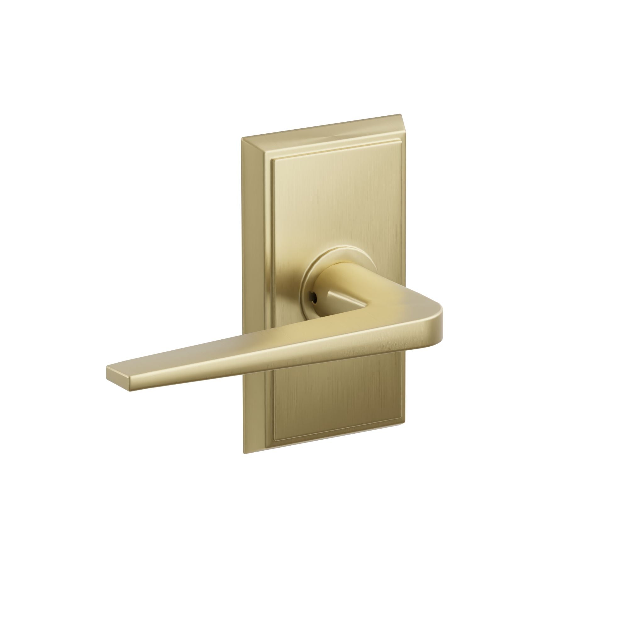 Emtek Aston Lever Set with Rectangular Rosette