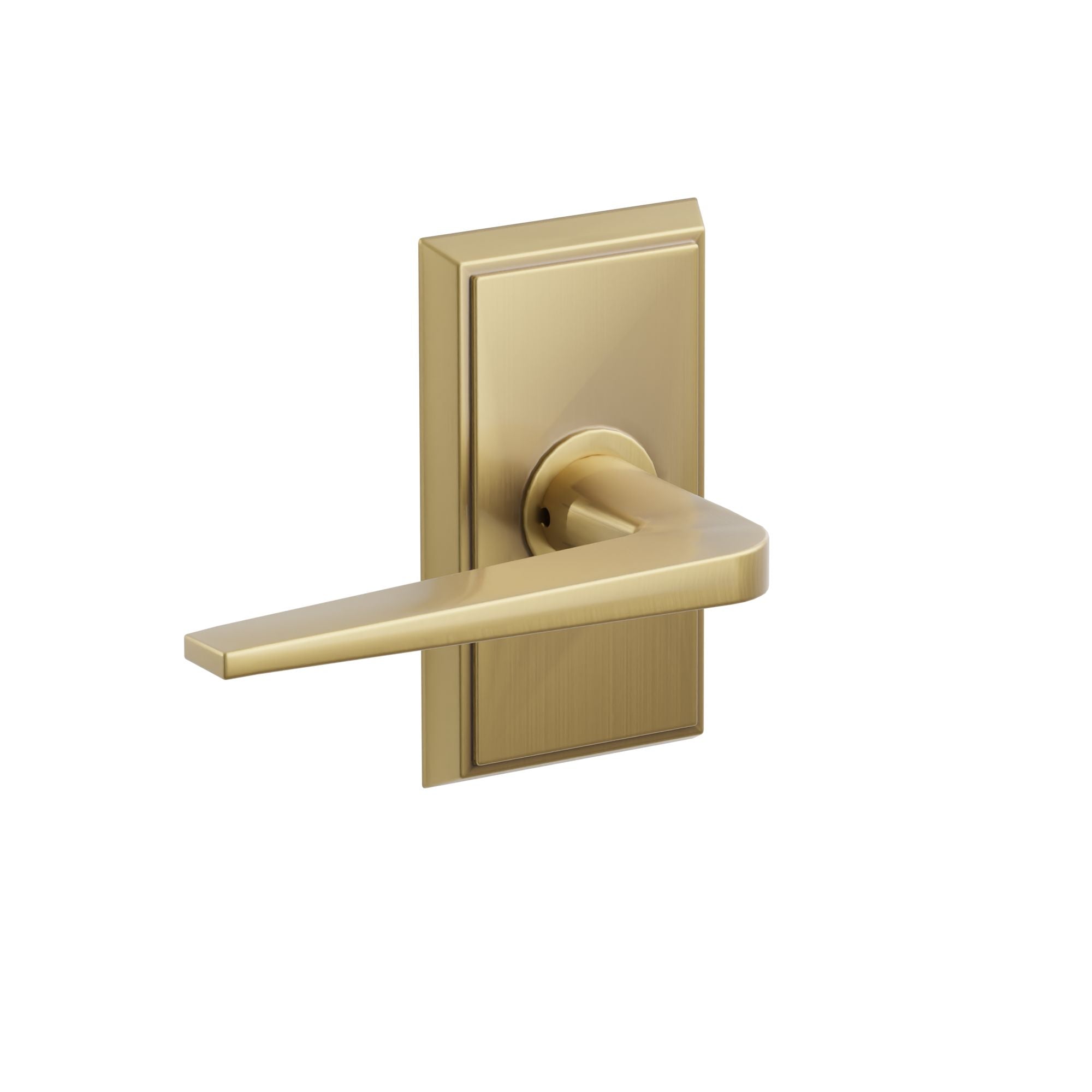 Emtek Athena Lever Set with Rectangular Rosette