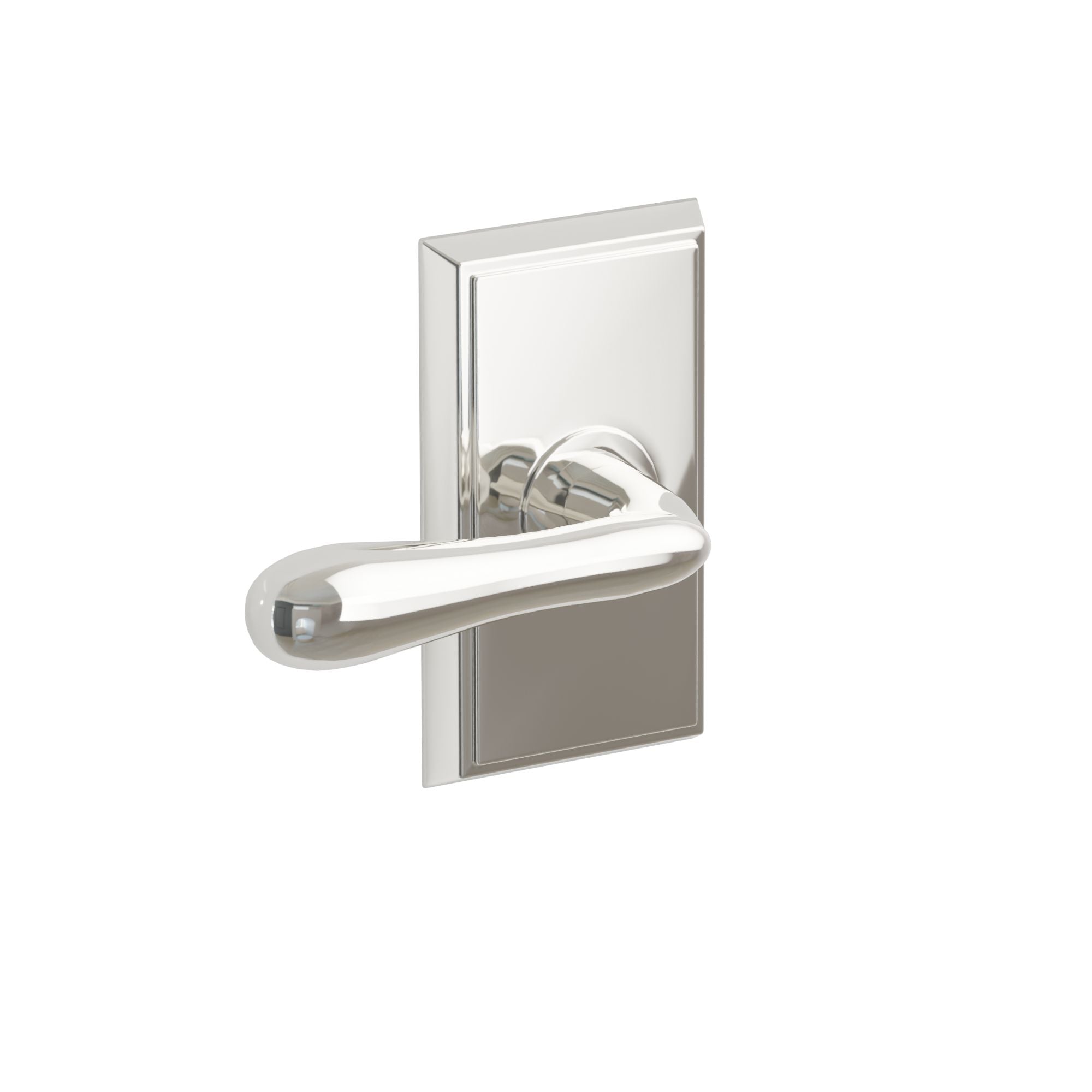 Emtek Aston Lever Set with Rectangular Rosette