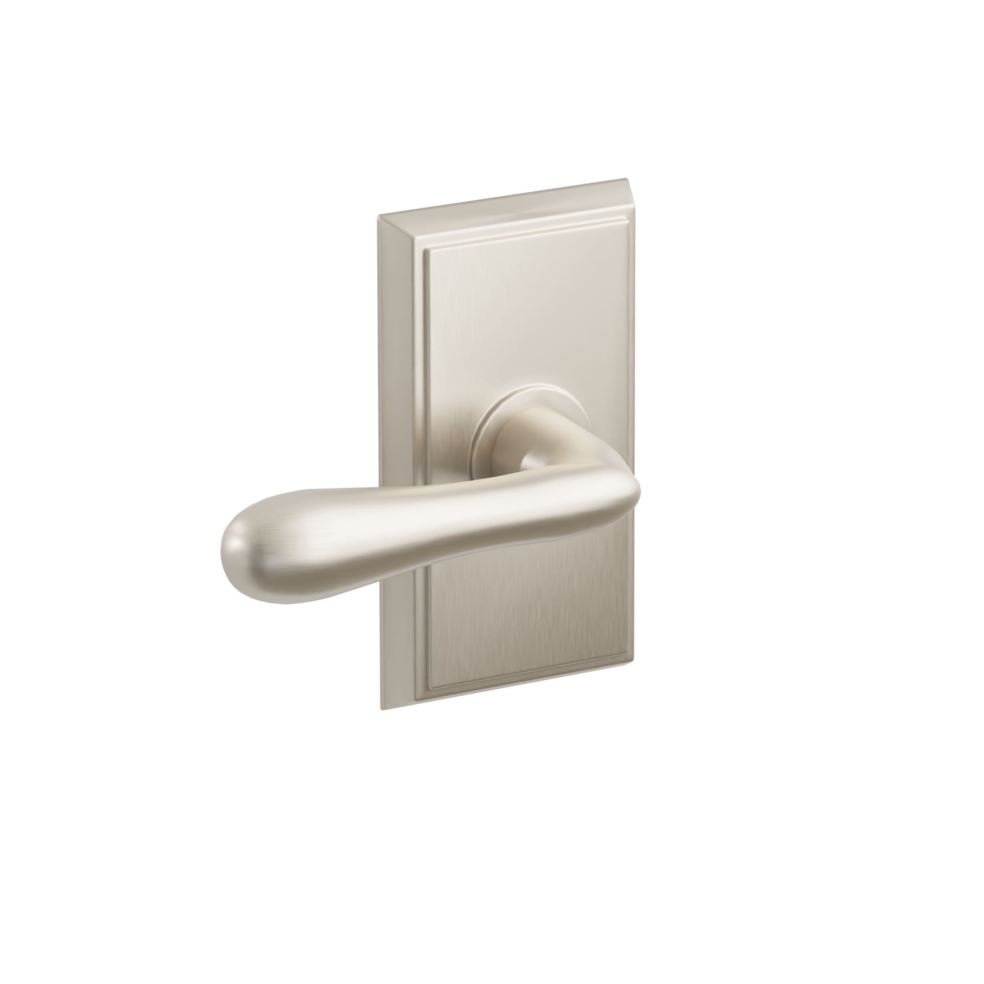 Emtek Concealed Fastener Basel Lever Set With Rectangular Rosette