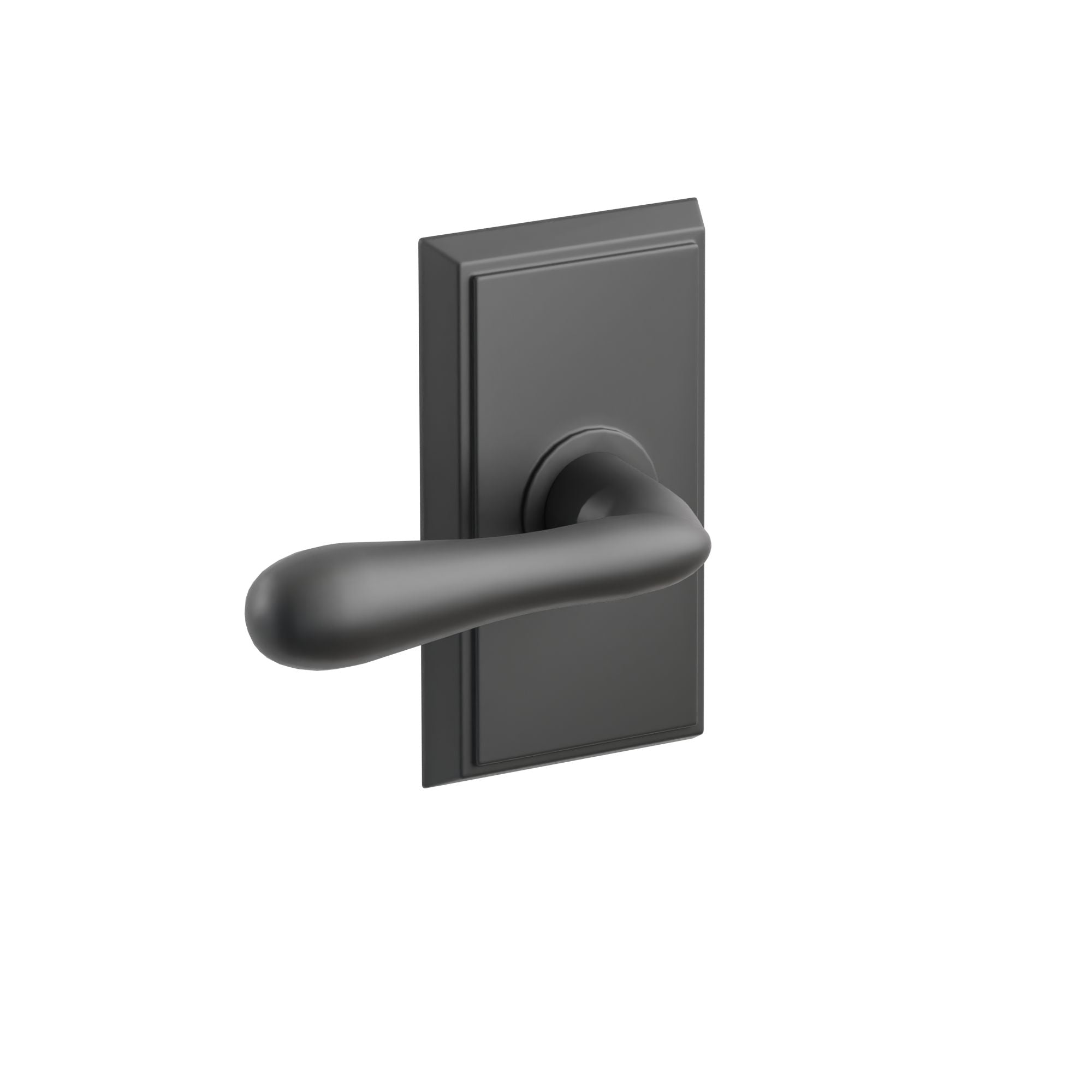 Emtek Concealed Fastener Basel Lever Set With Rectangular Rosette