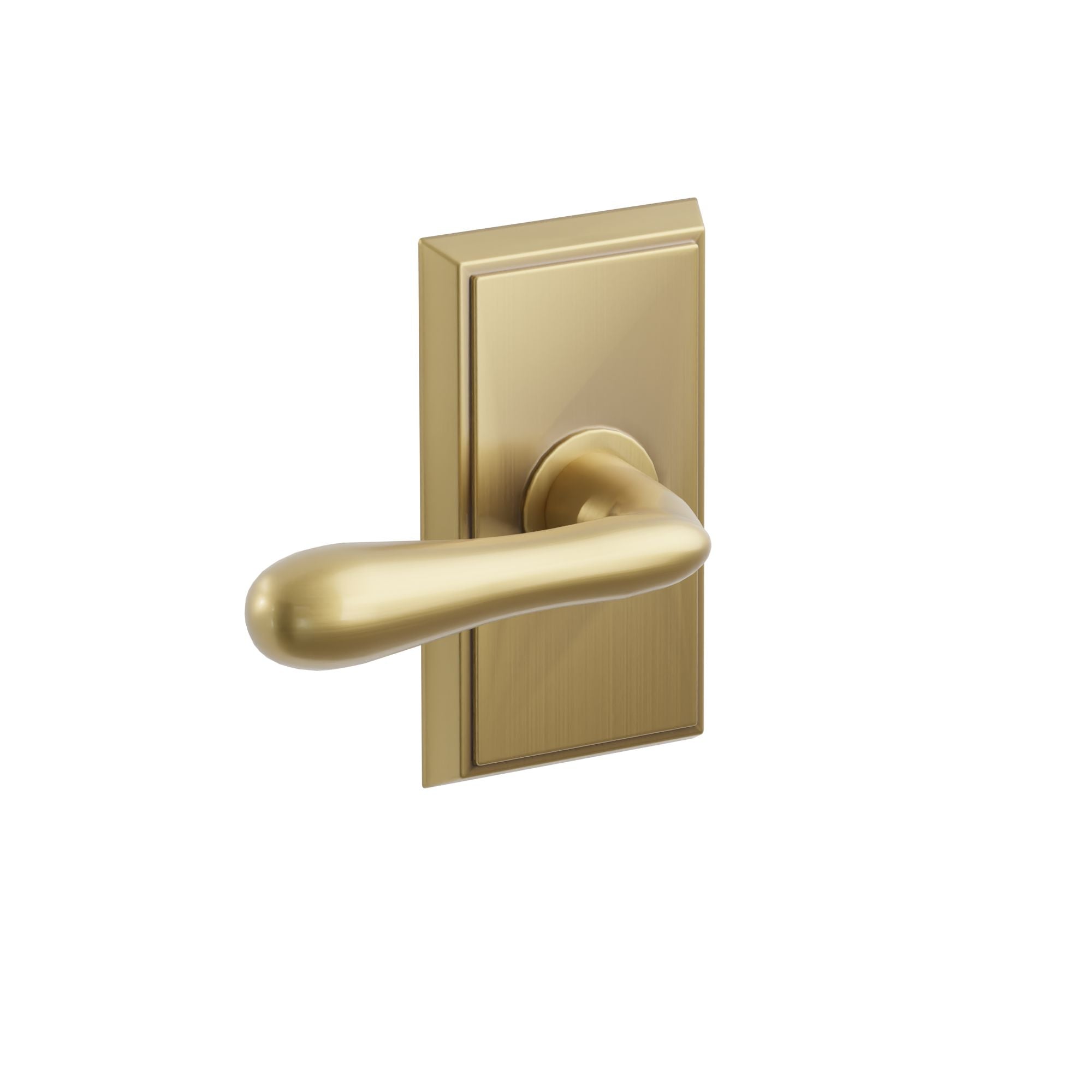 Emtek Basel Lever Set with Rectangular Rosette