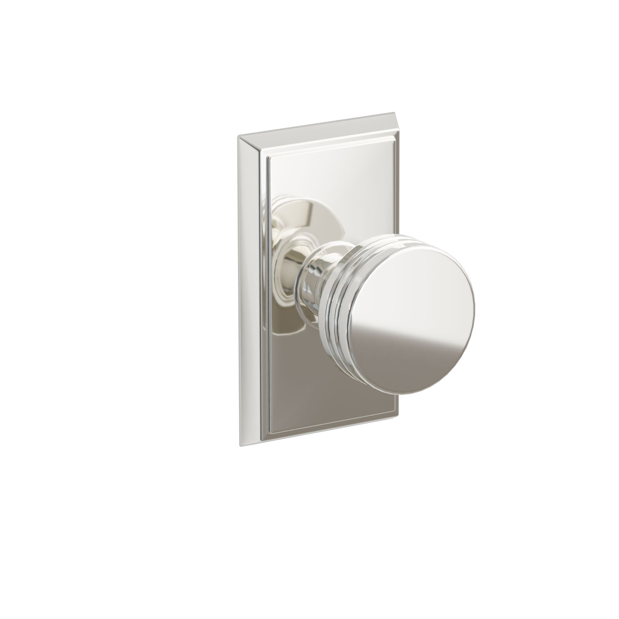 Emtek Concealed Fastener Bern Knob Set With Rectangular Rosette