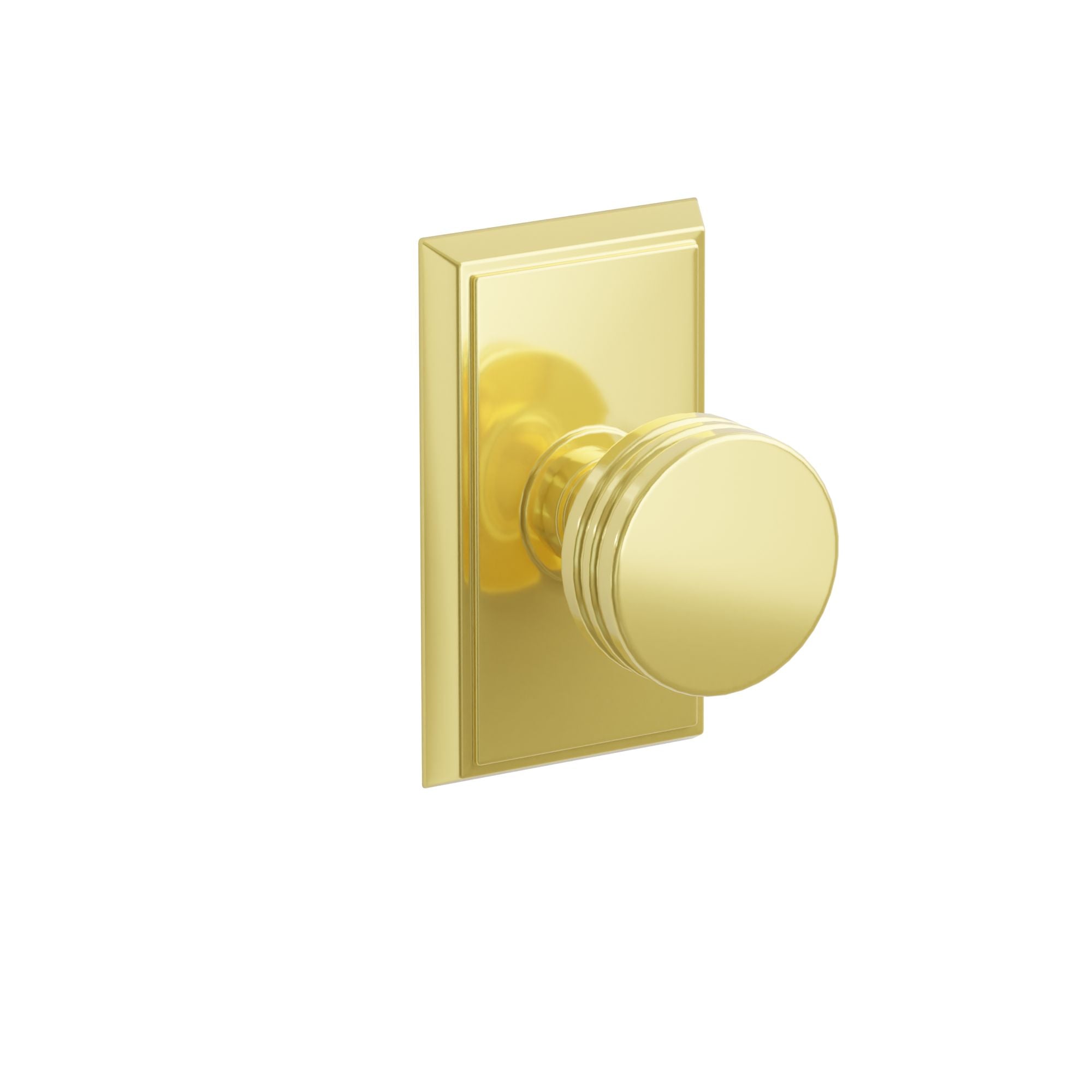 Emtek Concealed Fastener Bern Knob Set With Rectangular Rosette