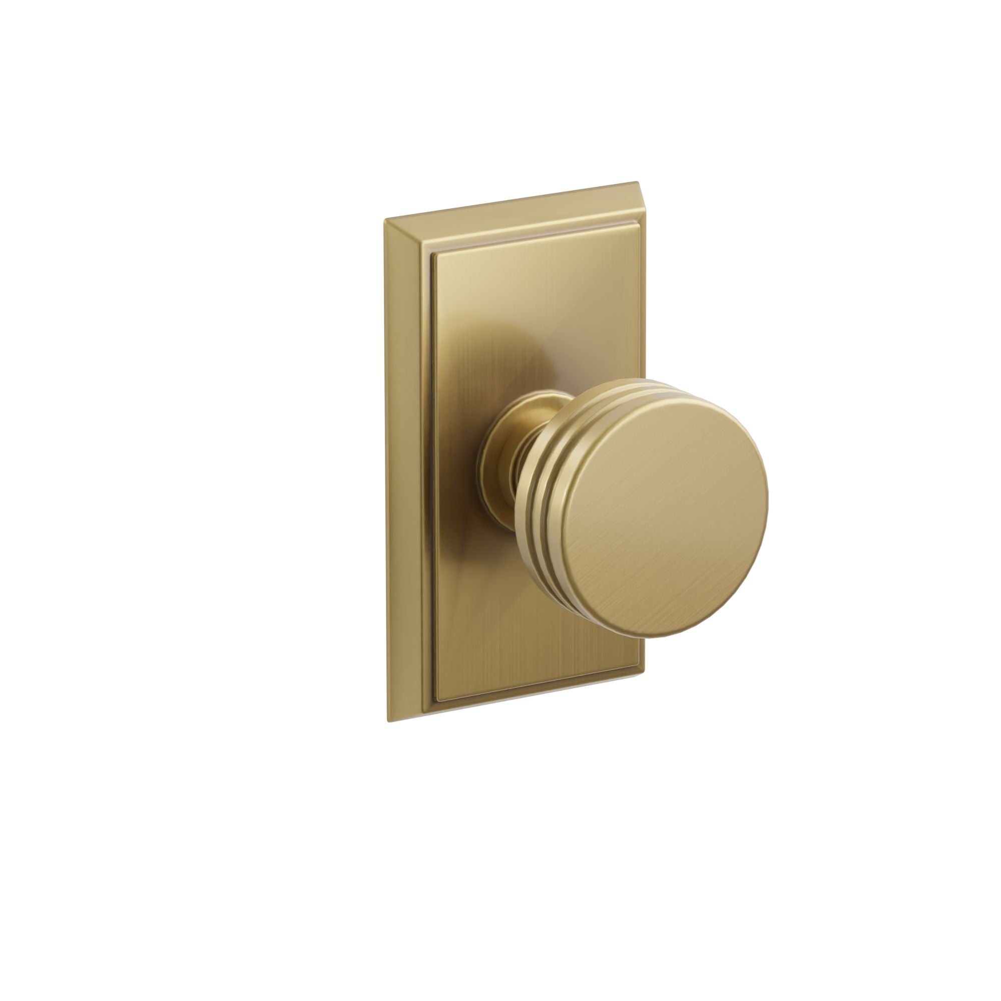 Emtek Bern Knob Set with Rectangular Rosette