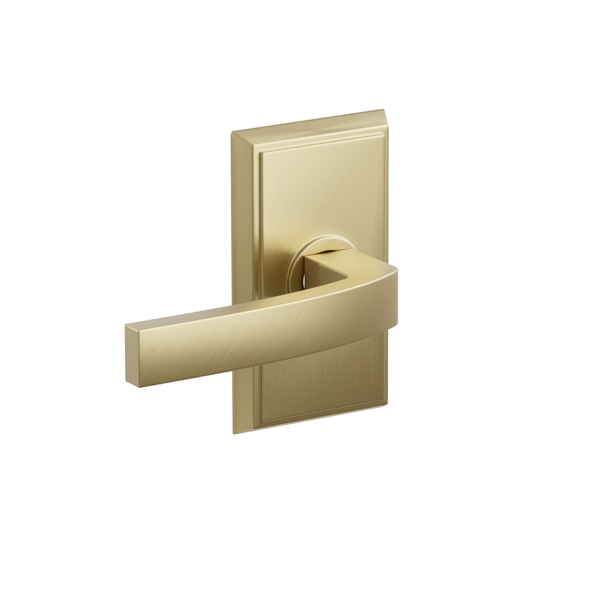 Emtek Concealed Fastener Breslin Lever Set With Rectangular Rosette