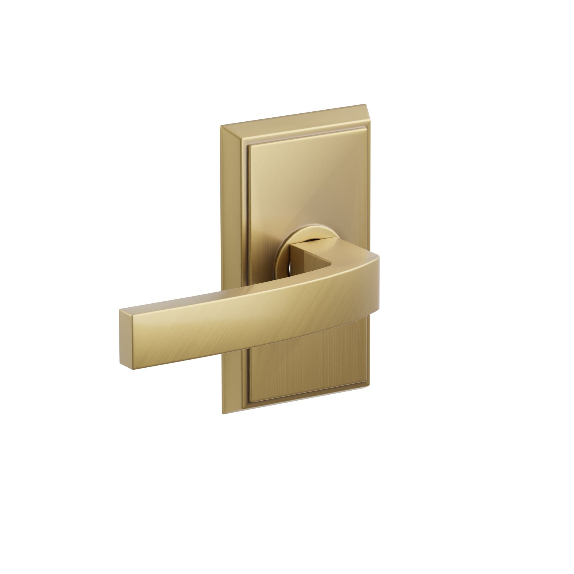 Emtek Concealed Fastener Breslin Lever Set With Rectangular Rosette