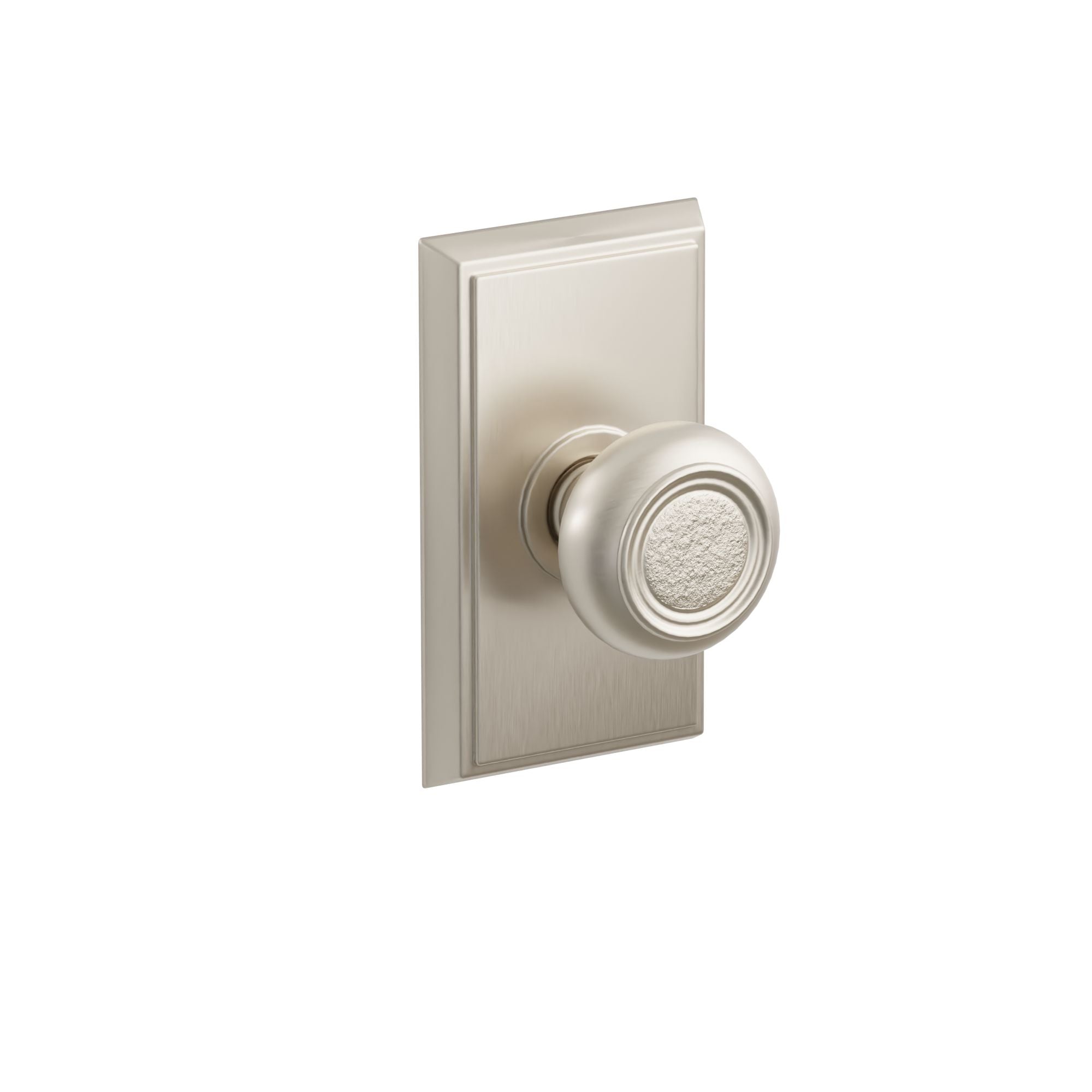 Emtek Concealed Fastener Belmont Knob Set With Rectangular Rosette