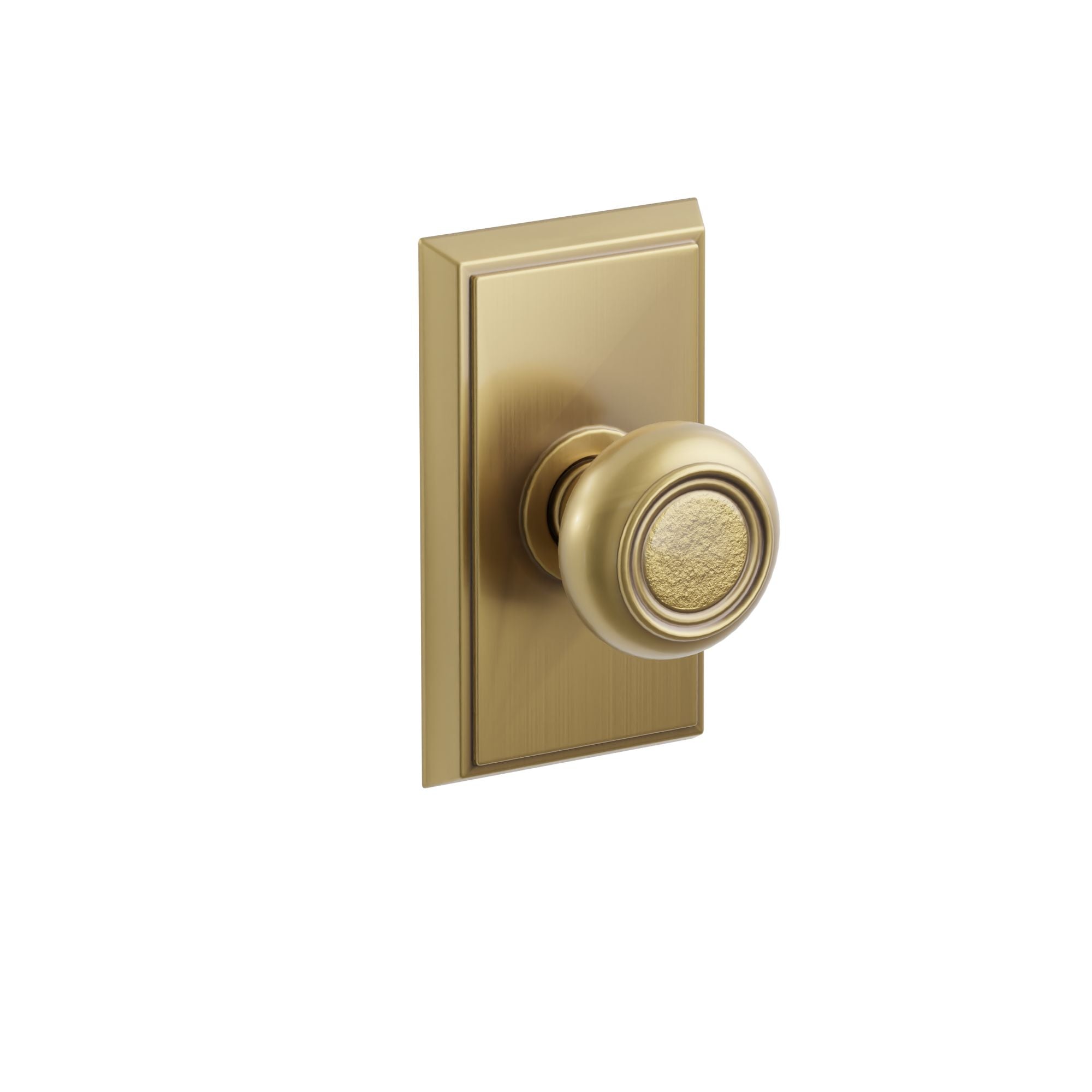 Emtek Concealed Fastener Belmont Knob Set With Rectangular Rosette