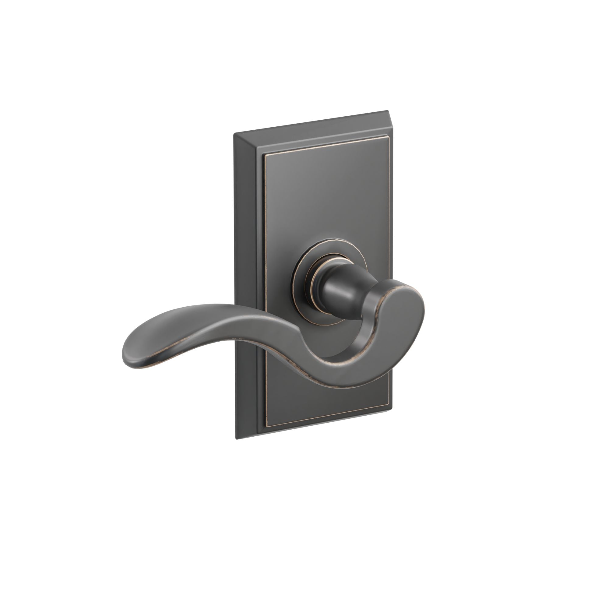 Emtek Concealed Fastener Cortina Lever Set with Rectangular Rosette