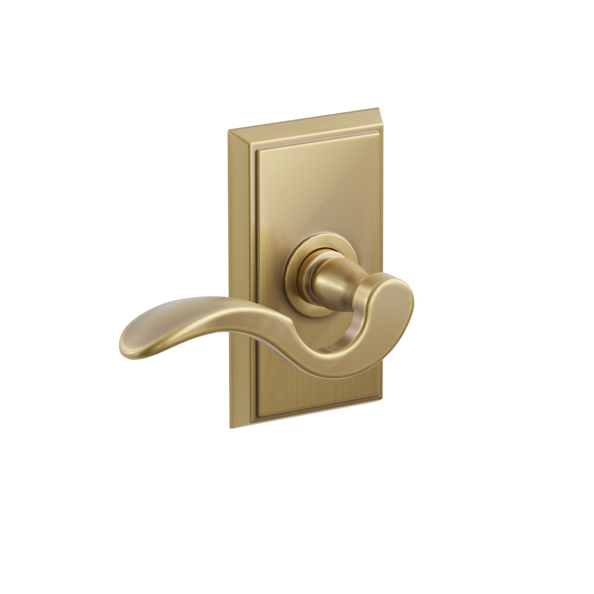 Emtek Concealed Fastener Cortina Lever Set with Rectangular Rosette