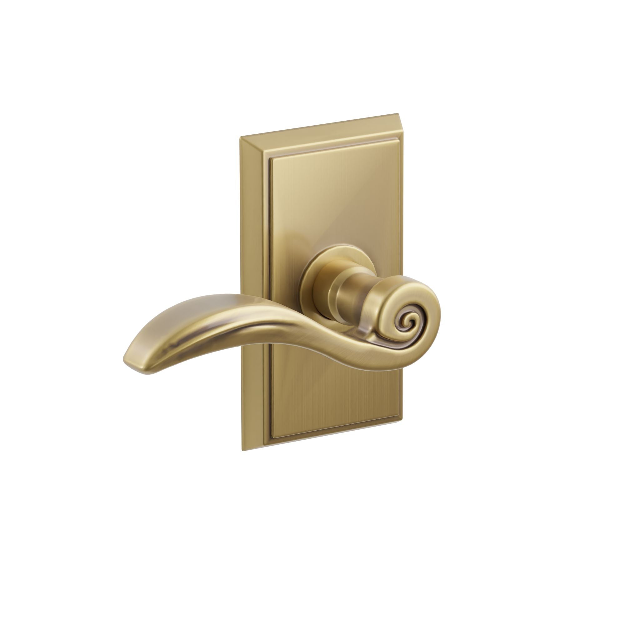 Emtek Concealed Fastener Elan Lever Set with Rectangular Rosette