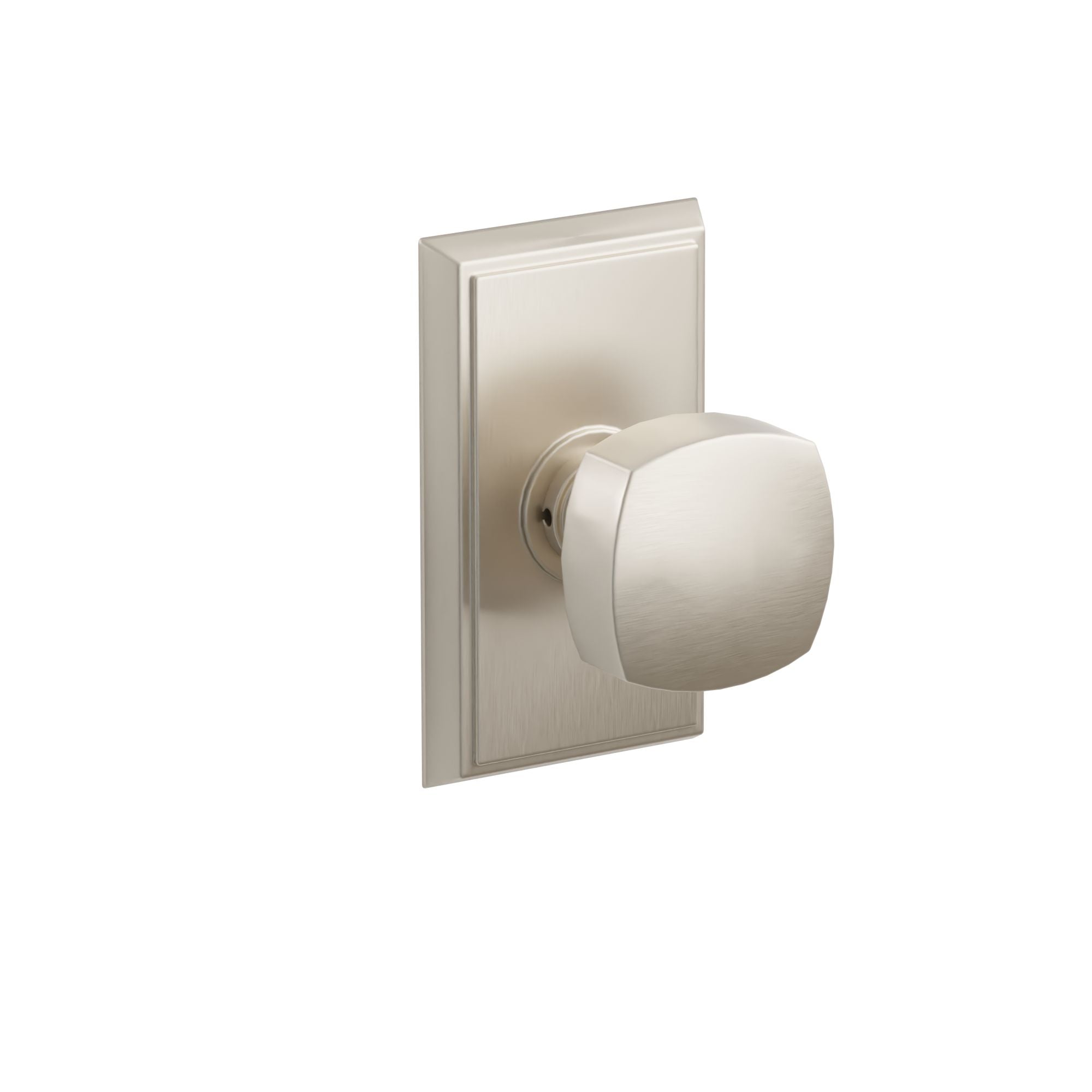 Emtek Freestone Knob Set with Rectangular Rosette