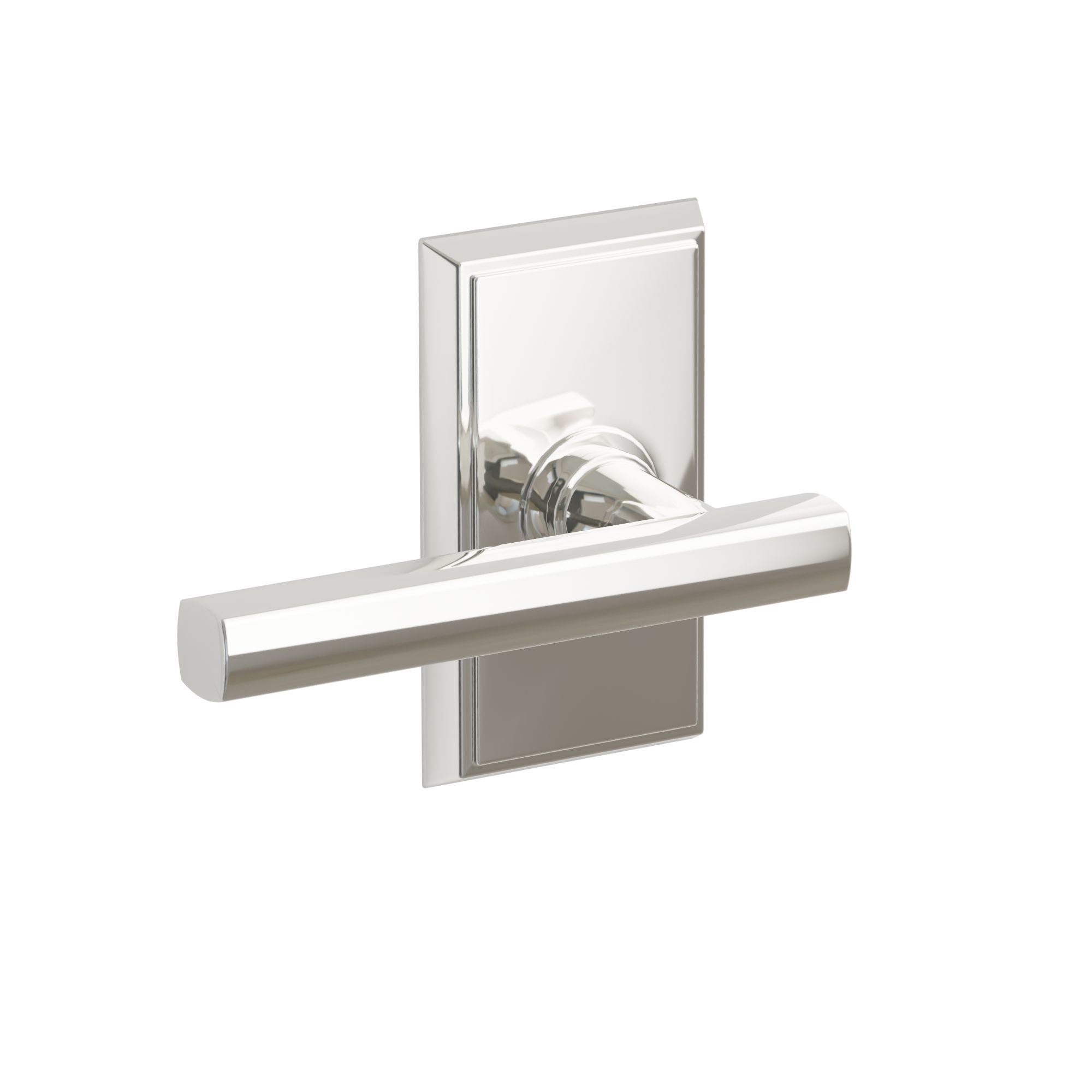 Emtek Freestone Lever Set with Rectangular Rosette