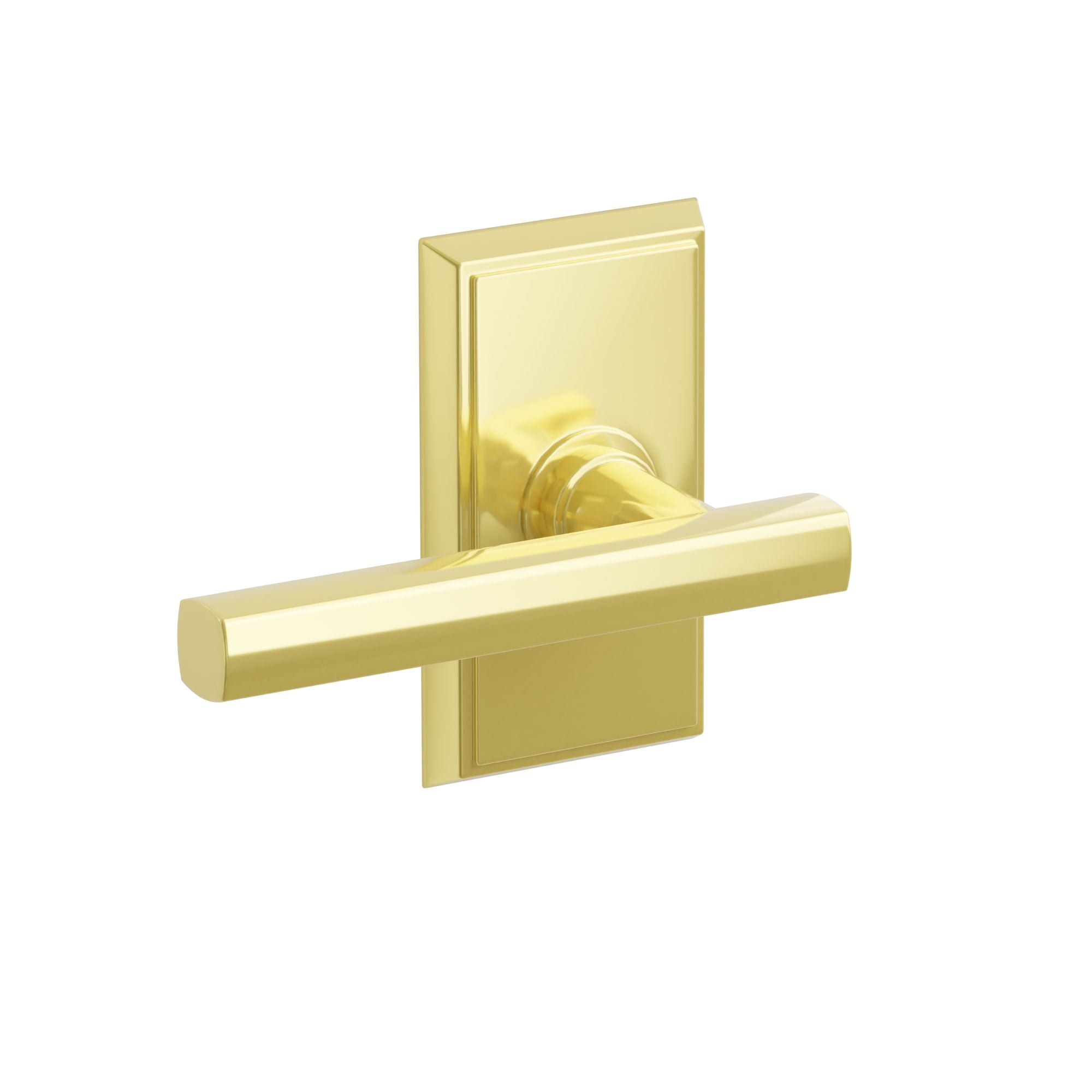 Emtek Elan Lever Set with Rectangular Rosette