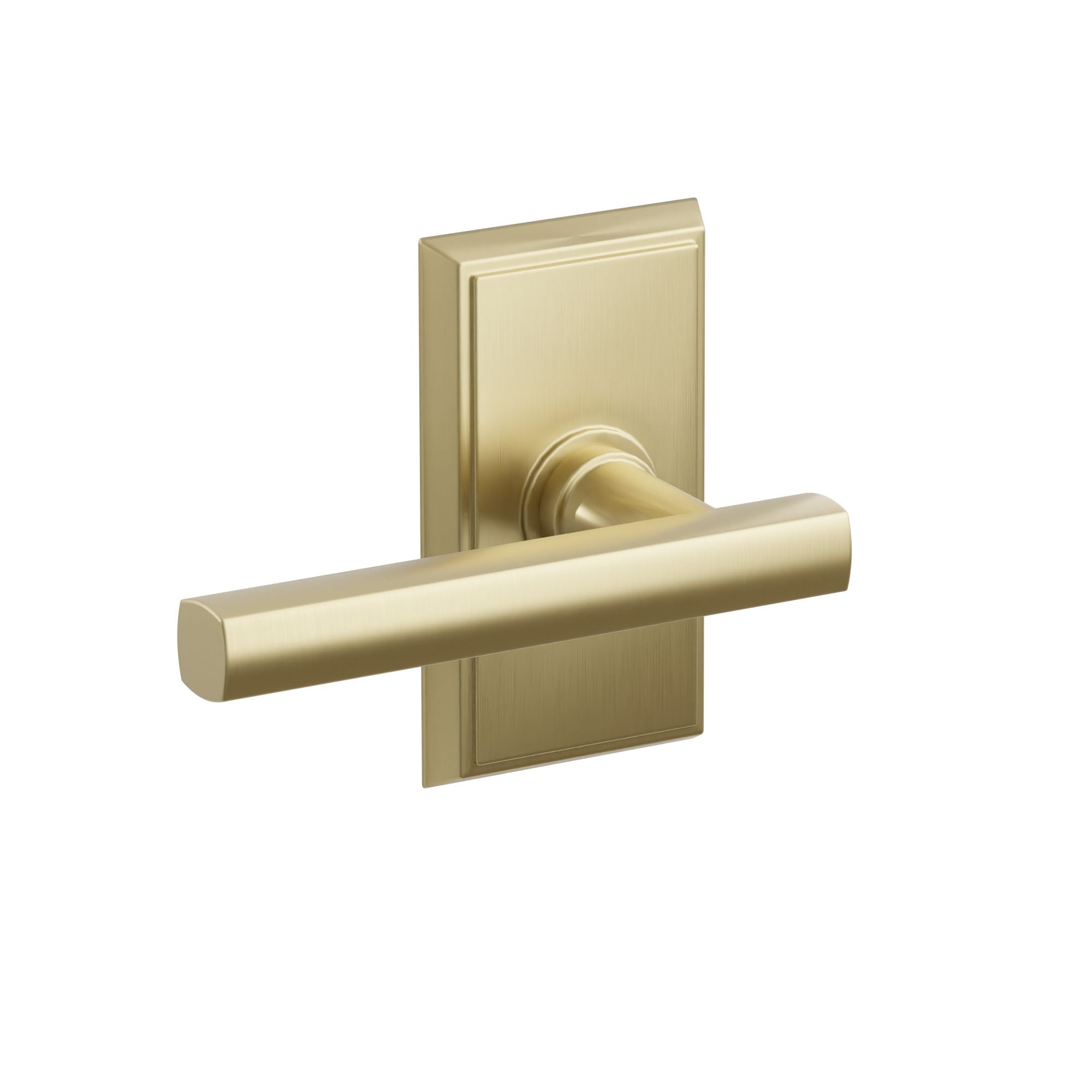 Emtek Concealed Fastener Freestone Lever Set With Rectangular Rosette