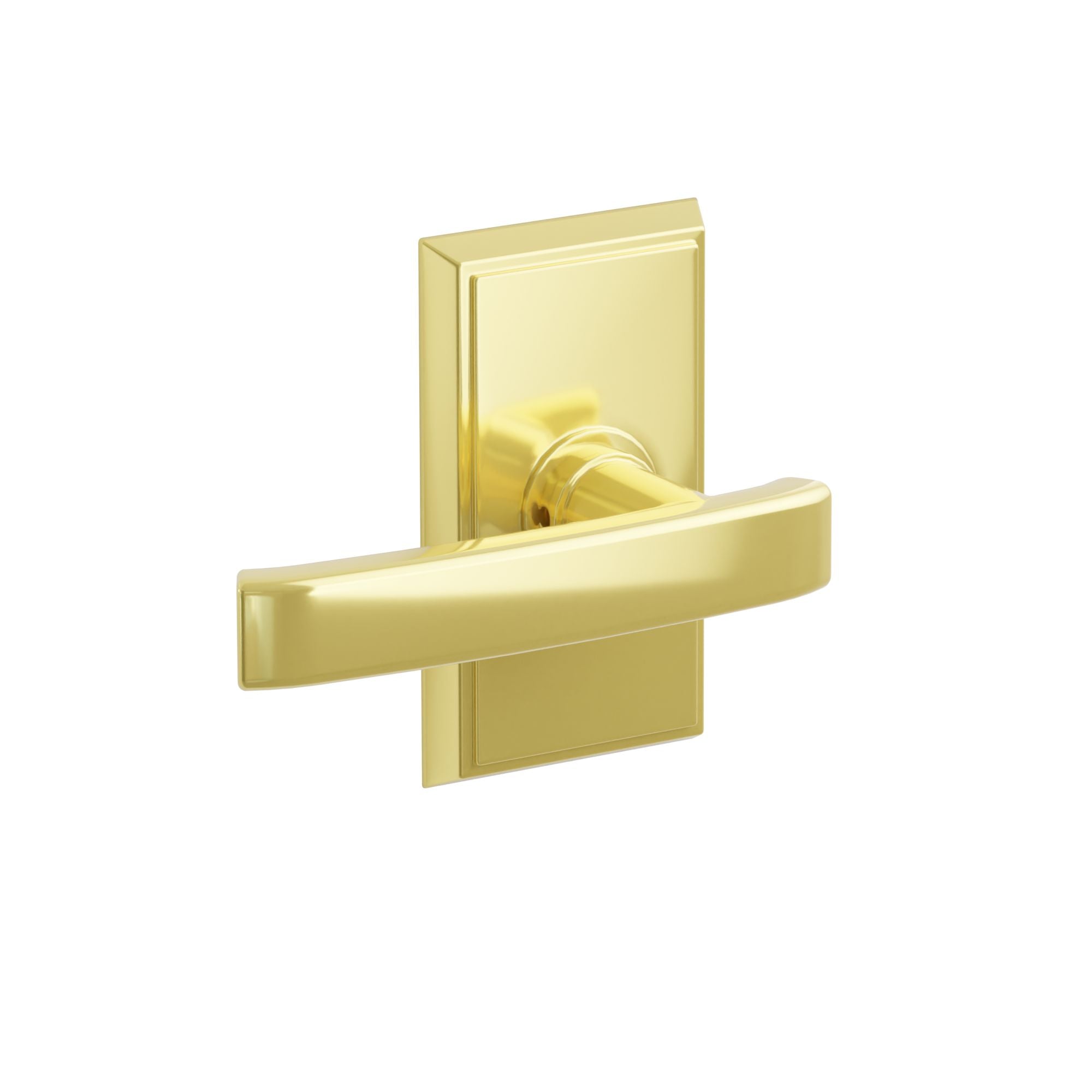 Emtek Geneva Lever Set with Rectangular Rosette