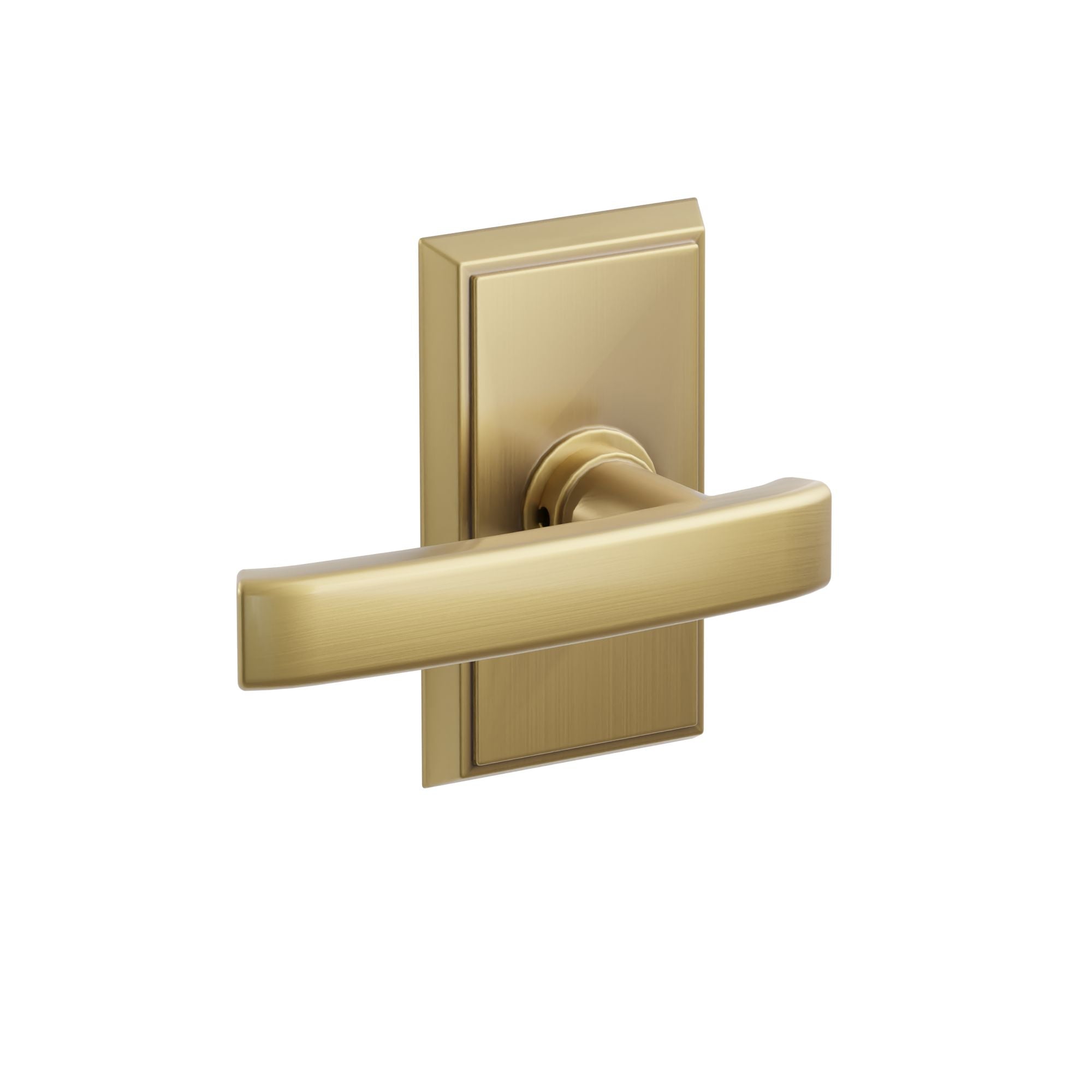 Emtek Freestone Lever Set with Rectangular Rosette